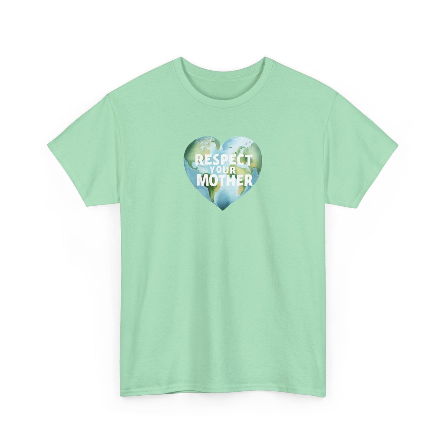 Respect Your Mother Tee - Unisex Cotton T-Shirt, Eco-Conscious Apparel, Nature Lover Gift, Earth Day, Casual Wear, Green Clothing