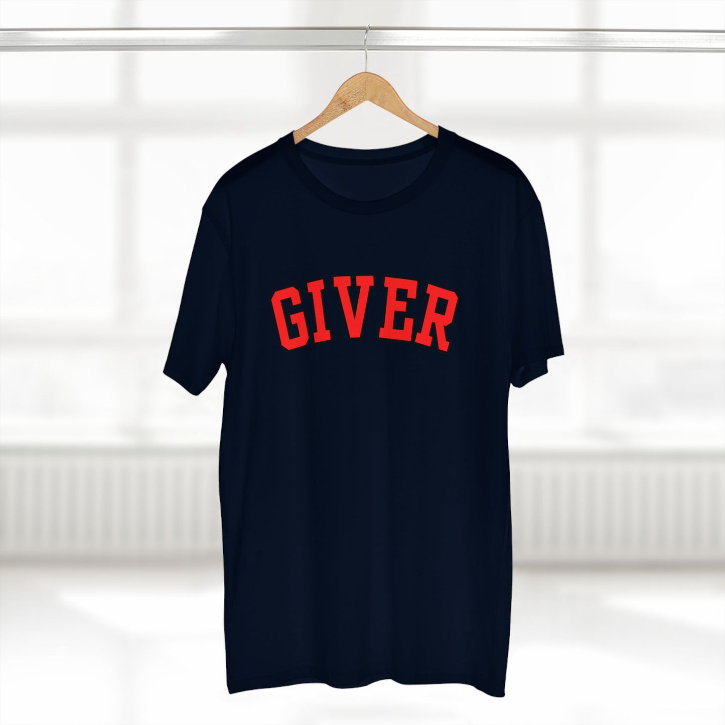 Giver Graphic Tee - Inspirational Shirt for Givers, Bold Typography Casual Top, Funny Gift, Everyday Wear, Motivational Message Tee