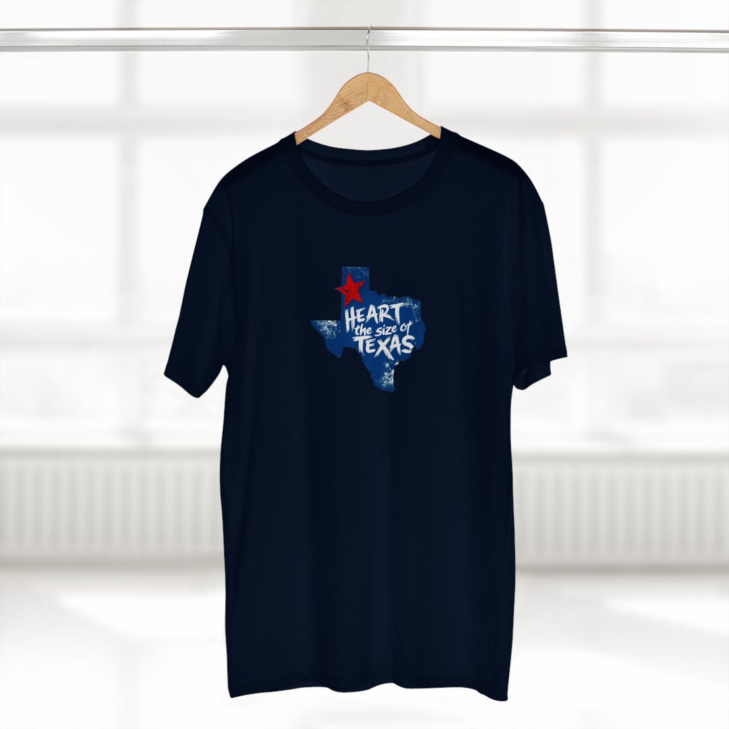 Heart of Texas Adult Tee, Texas Pride Shirt, Casual Wear, Gift for Texan, State Heritage Tee, Americana Style
