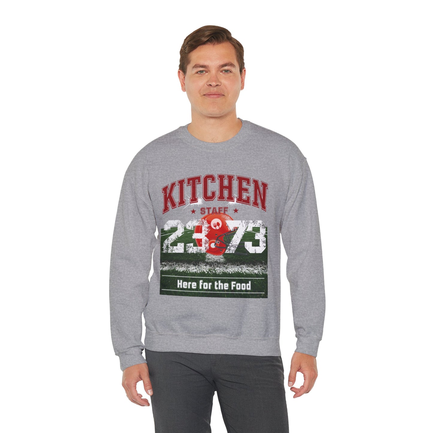 Kitchen Staff Sweatshirt, Unisex Crewneck for Food Lovers, Restaurant Apparel, Gift for Chefs, Comfortable Kitchenwear