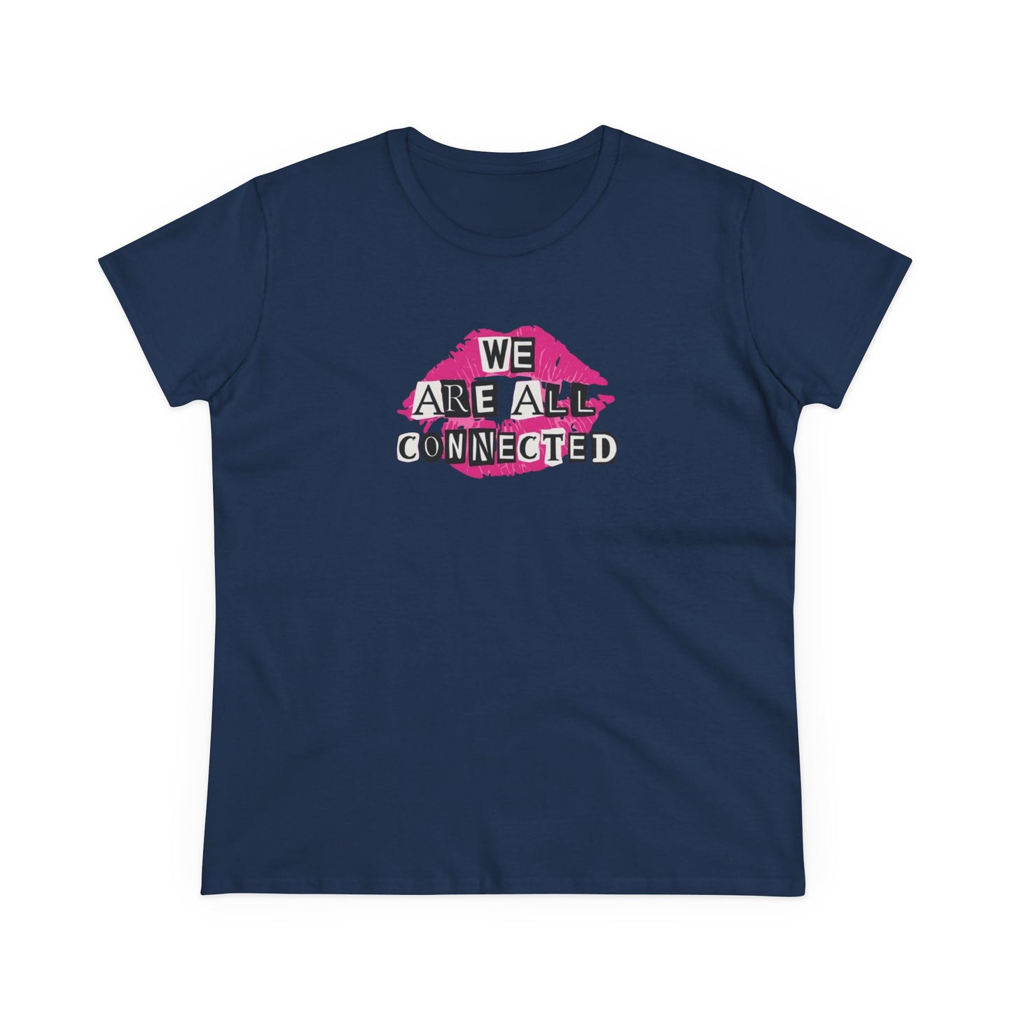 Women's Kindness Graphic Tee | Connection and Kindness Shirt for Everyday Wear, Gift for Friends, Inspirational Apparel