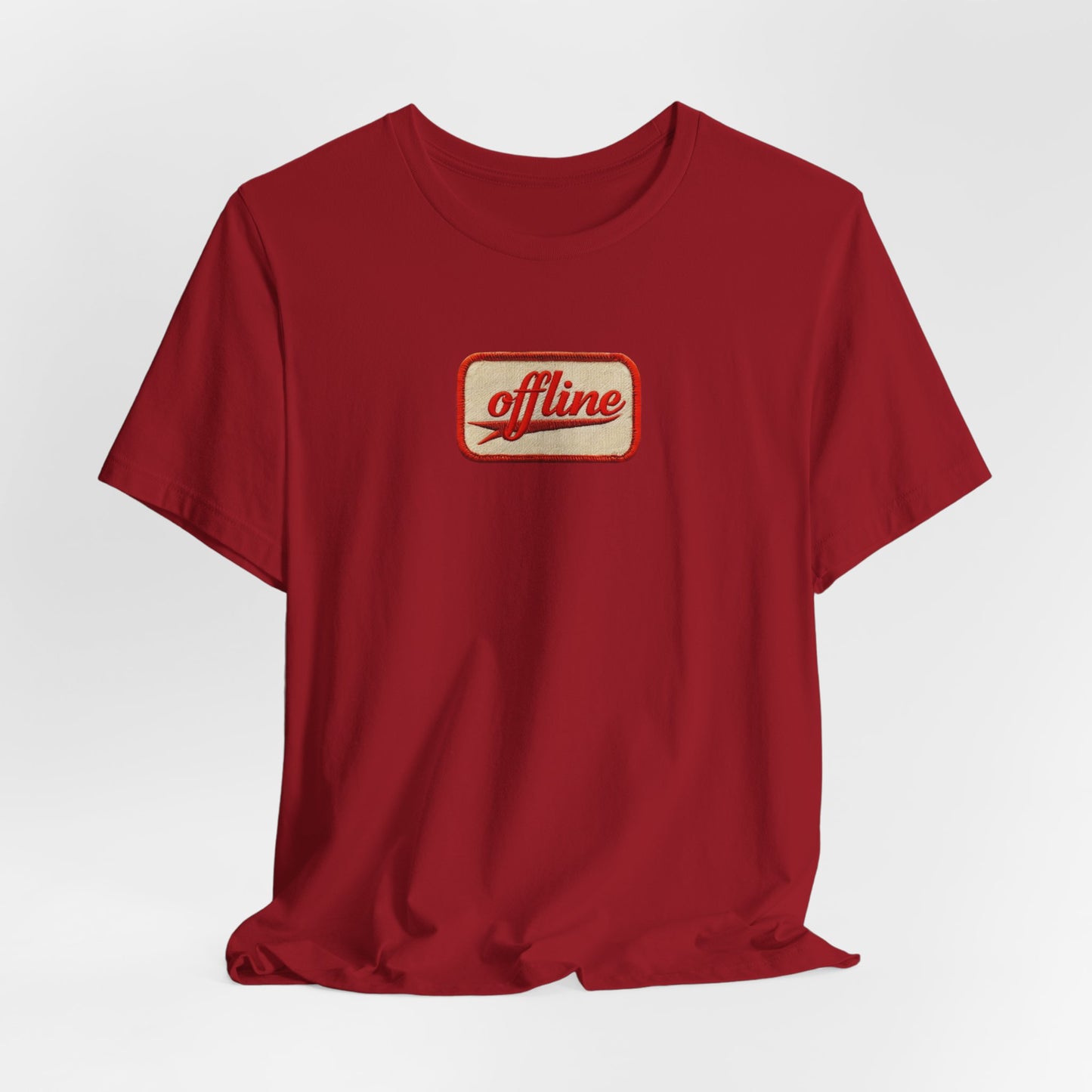 Casual Graphic Tee - 'Offline' Unisex Jersey T-Shirt, Relaxed Style, Perfect Gift, Everyday Wear, Trendy Fashion Statement