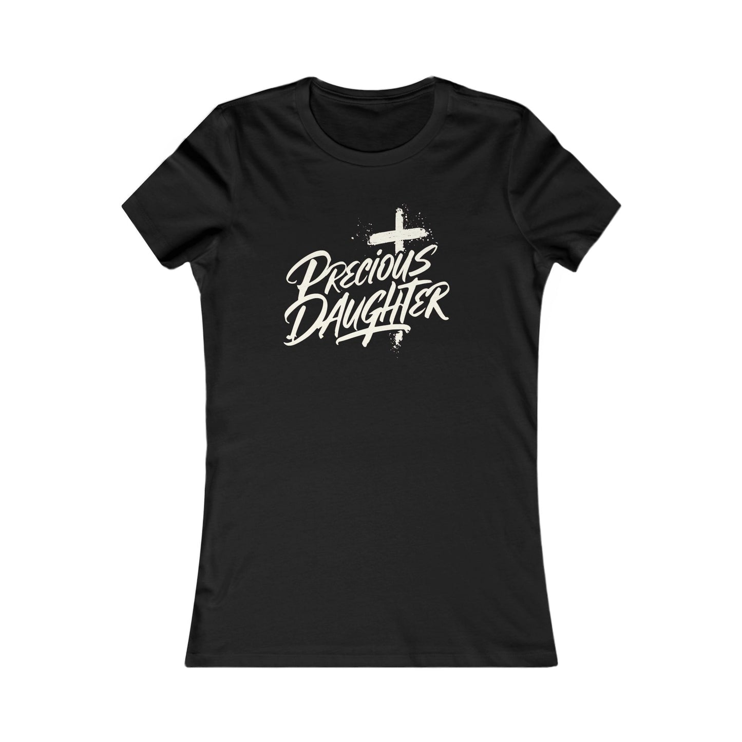 Women's Inspirational Tee - Precious Daughter - Vintage Style, Faith-Based Gift for Her, Christian Apparel, Easter, Birthday