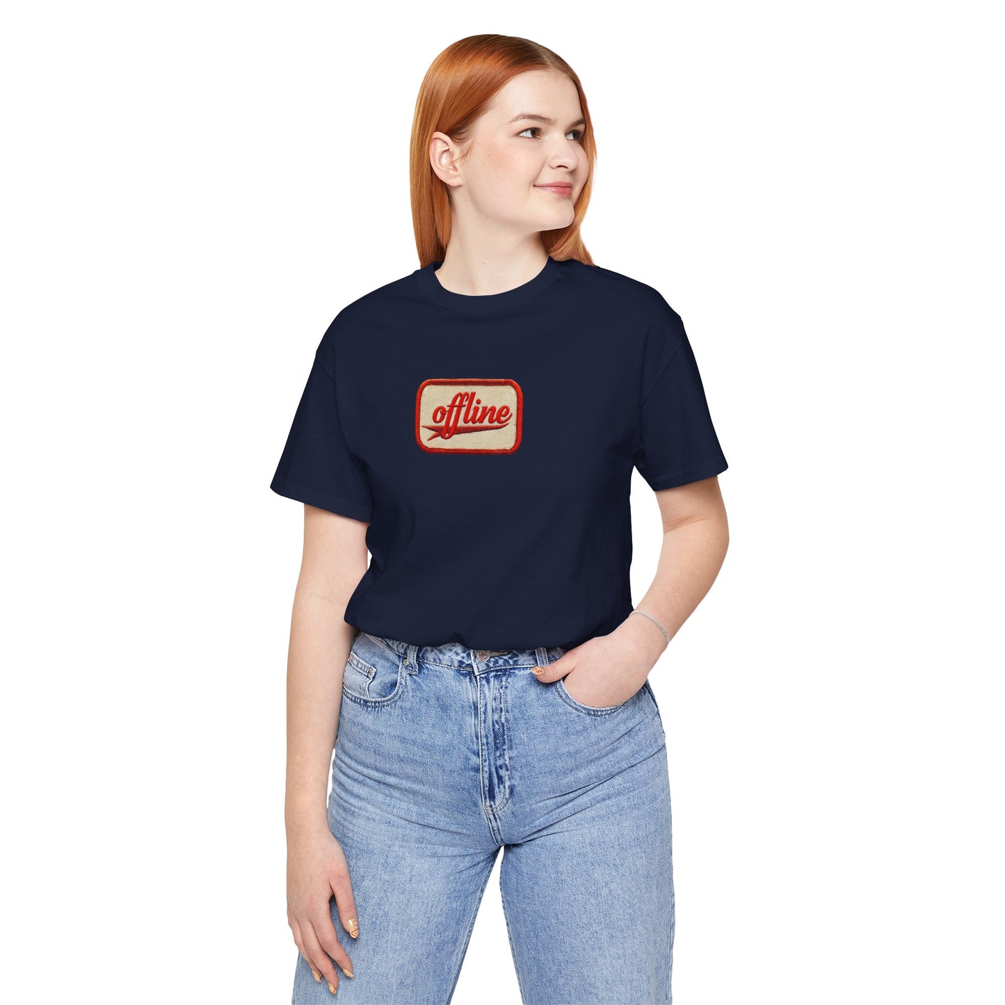 Casual Graphic Tee - 'Offline' Unisex Jersey T-Shirt, Relaxed Style, Perfect Gift, Everyday Wear, Trendy Fashion Statement