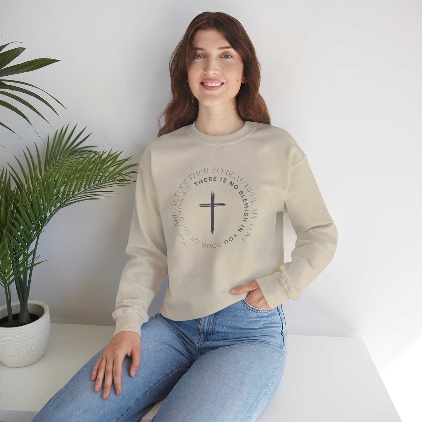 Faith-Inspired Unisex Crewneck Sweatshirt