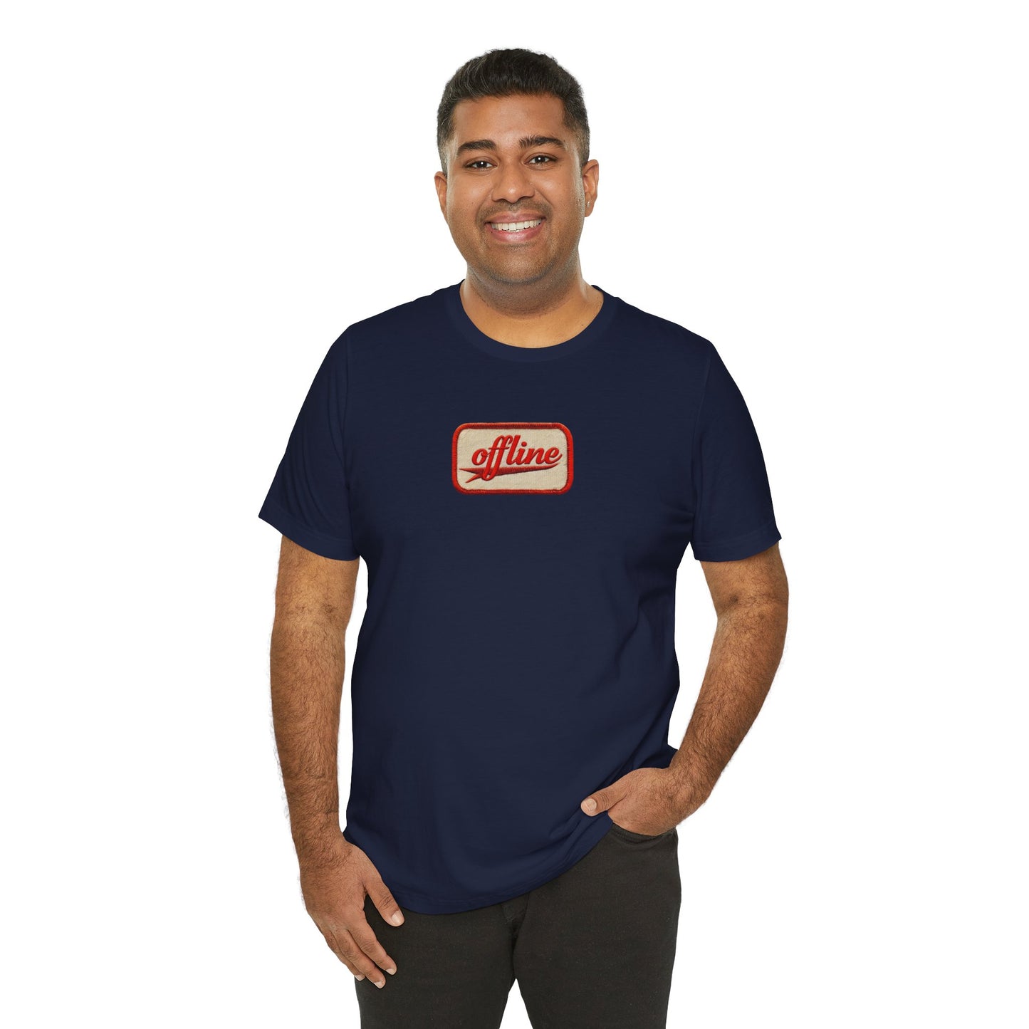 Casual Graphic Tee - 'Offline' Unisex Jersey T-Shirt, Relaxed Style, Perfect Gift, Everyday Wear, Trendy Fashion Statement