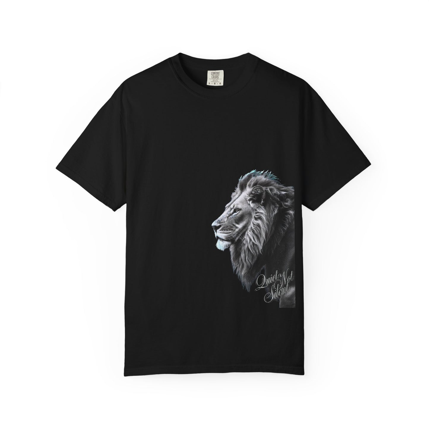 Garment-Dyed Lion Tee - Unisex, Stylish Graphic Shirt, Perfect Gift for Nature Lovers, Cozy Casual Wear, Birthday Present, Animal Lovers