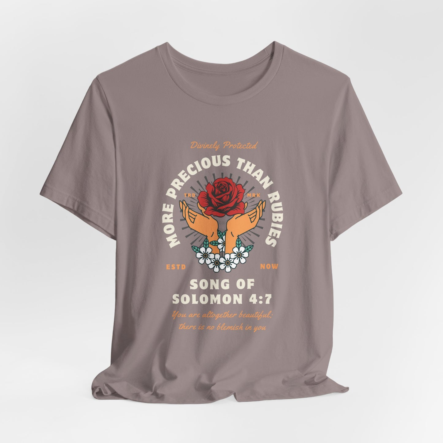 More Precious Than Rubies Unisex Tee - Inspirational Faith-Based Shirt, Christian Apparel, Gift for Her, Spiritual T-Shirt, Bible Verse Tee