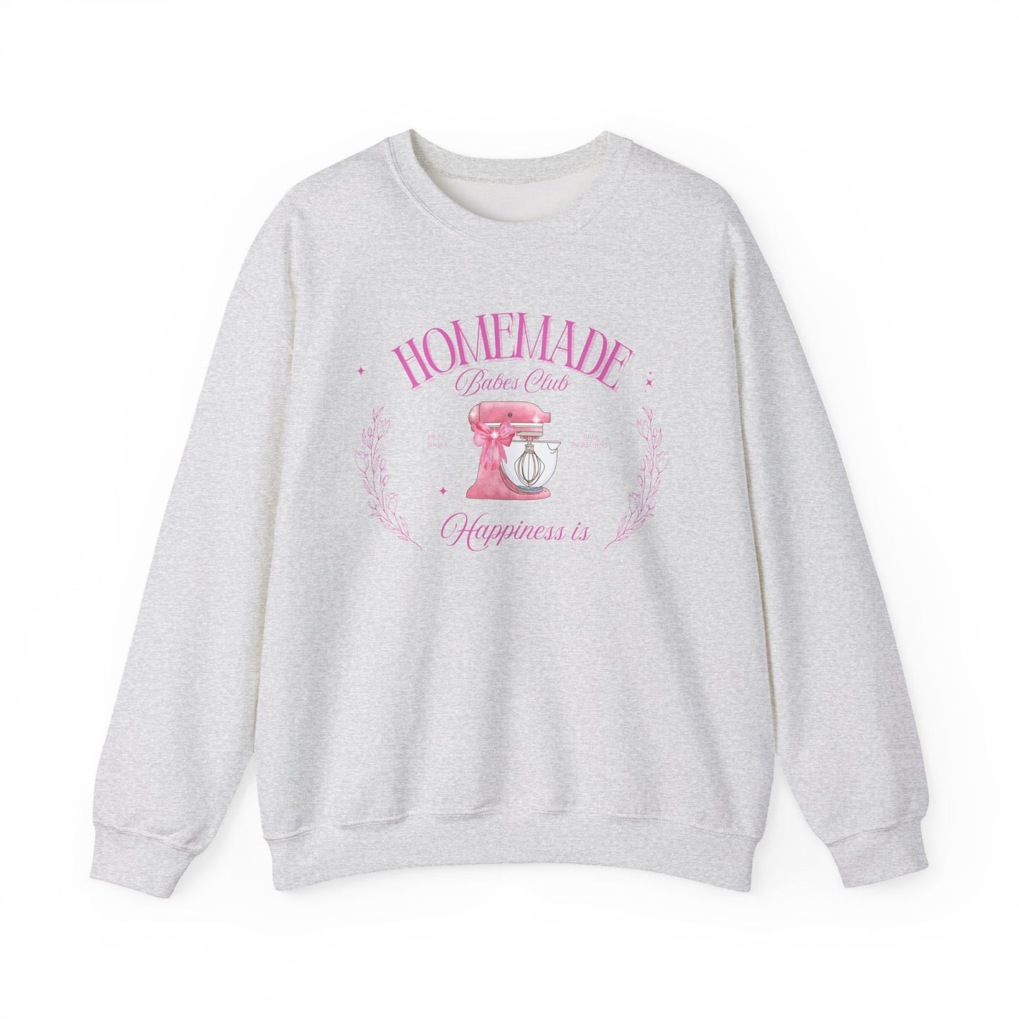 Homemade Happiness Crewneck Sweatshirt, Gifts for Her, Cooking Apparel