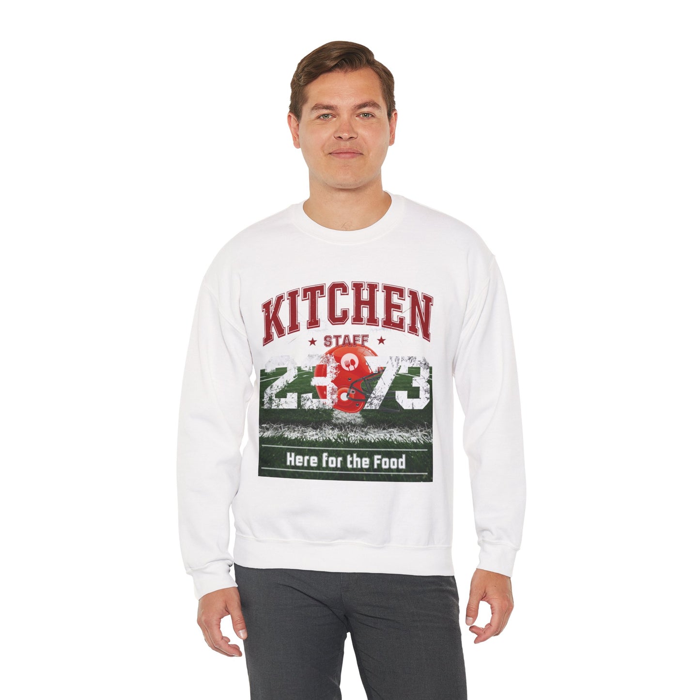 Kitchen Staff Sweatshirt, Unisex Crewneck for Food Lovers, Restaurant Apparel, Gift for Chefs, Comfortable Kitchenwear