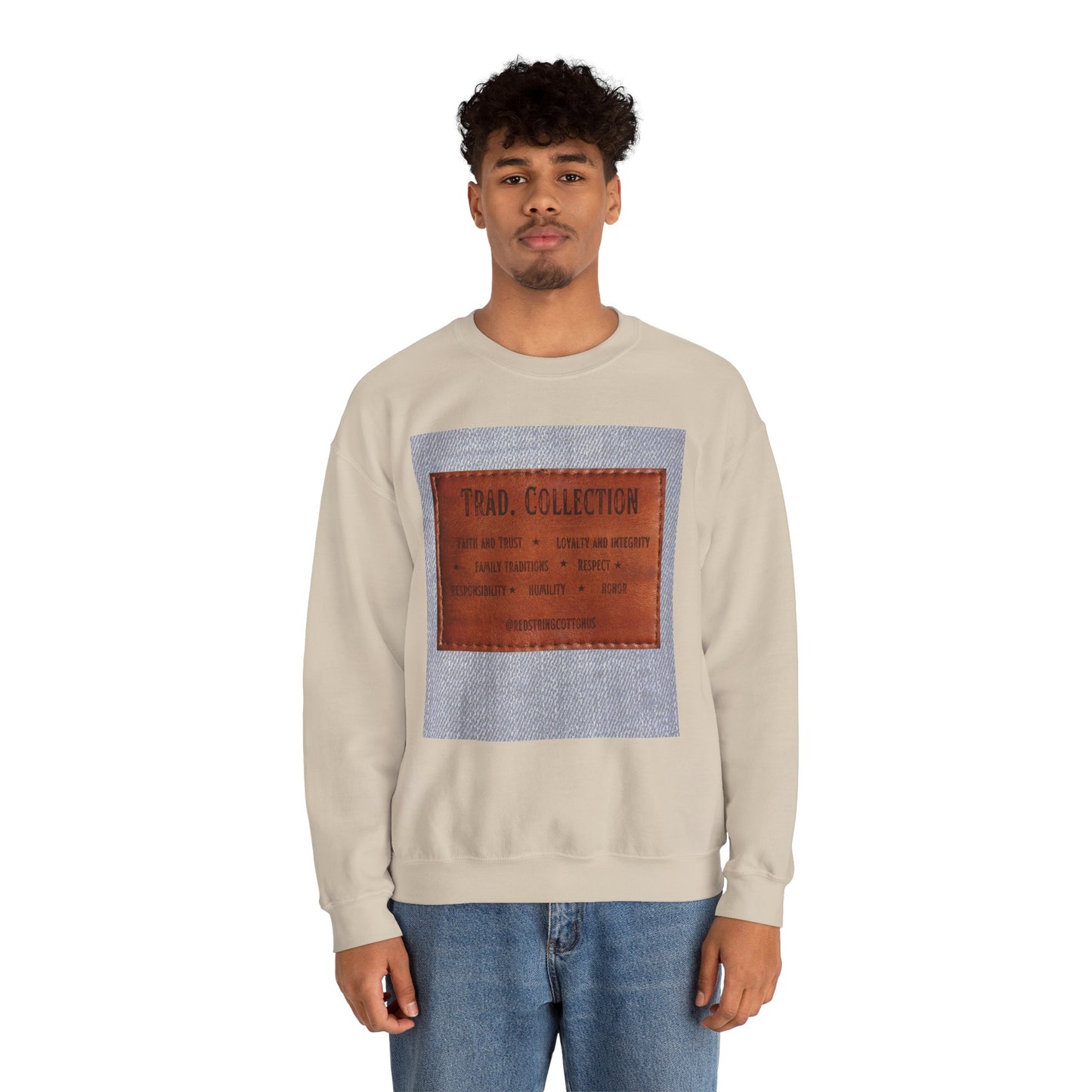 Vintage-Inspired Crewneck Sweatshirt, Casual Wear, Cozy Gift, Everyday Fashion, Warm Layer, Unique Style
