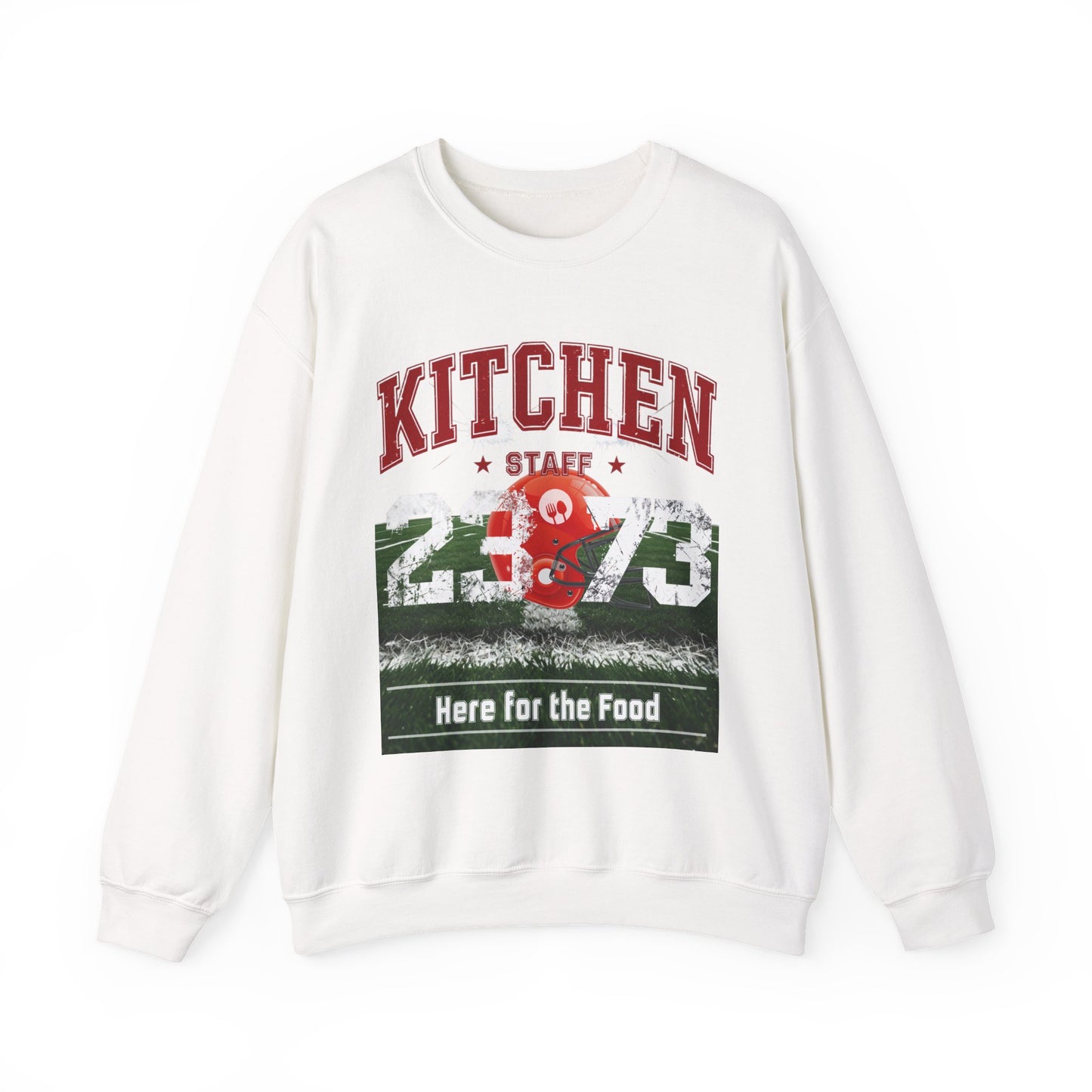 Kitchen Staff Sweatshirt, Unisex Crewneck for Food Lovers, Restaurant Apparel, Gift for Chefs, Comfortable Kitchenwear