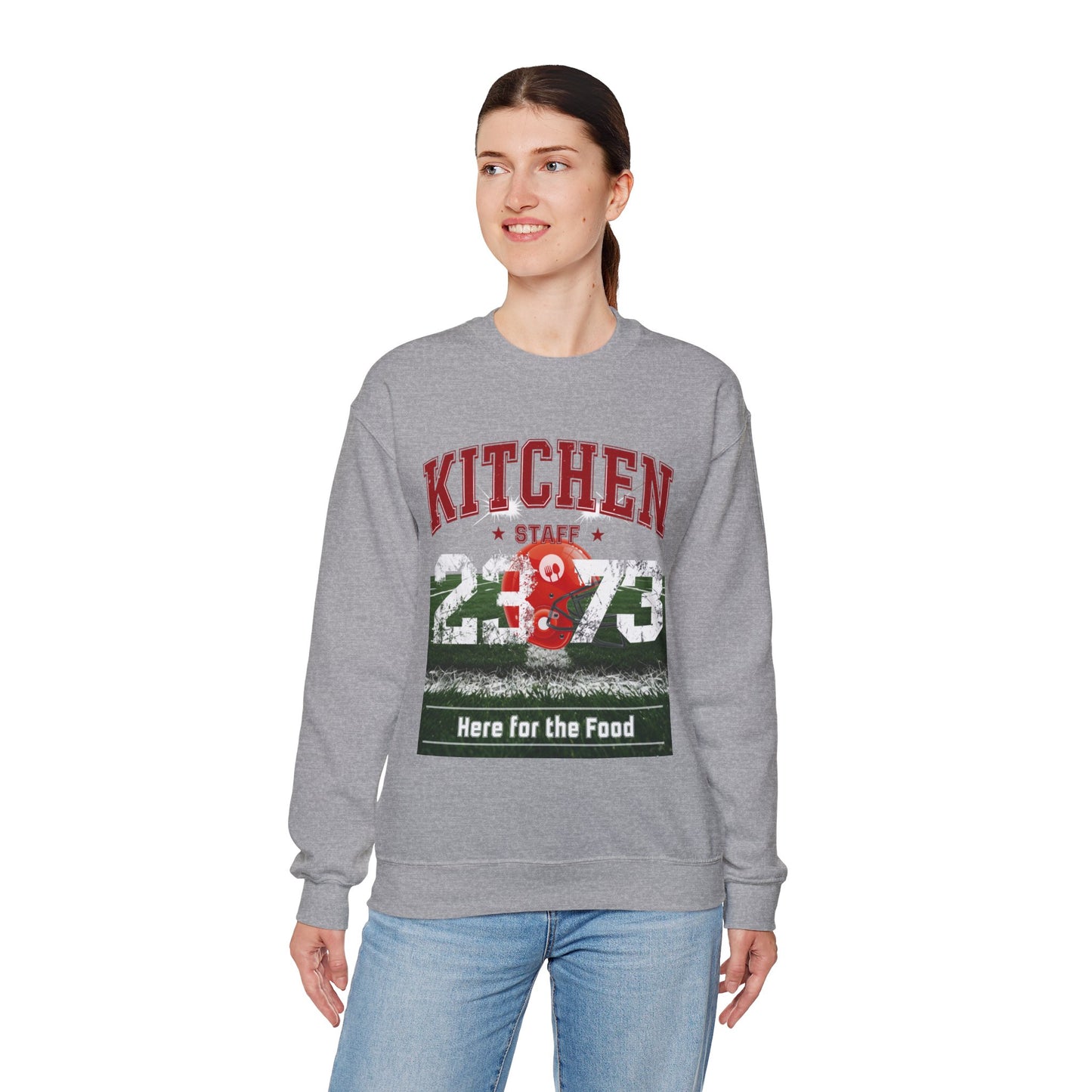 Kitchen Staff Sweatshirt, Unisex Crewneck for Food Lovers, Restaurant Apparel, Gift for Chefs, Comfortable Kitchenwear