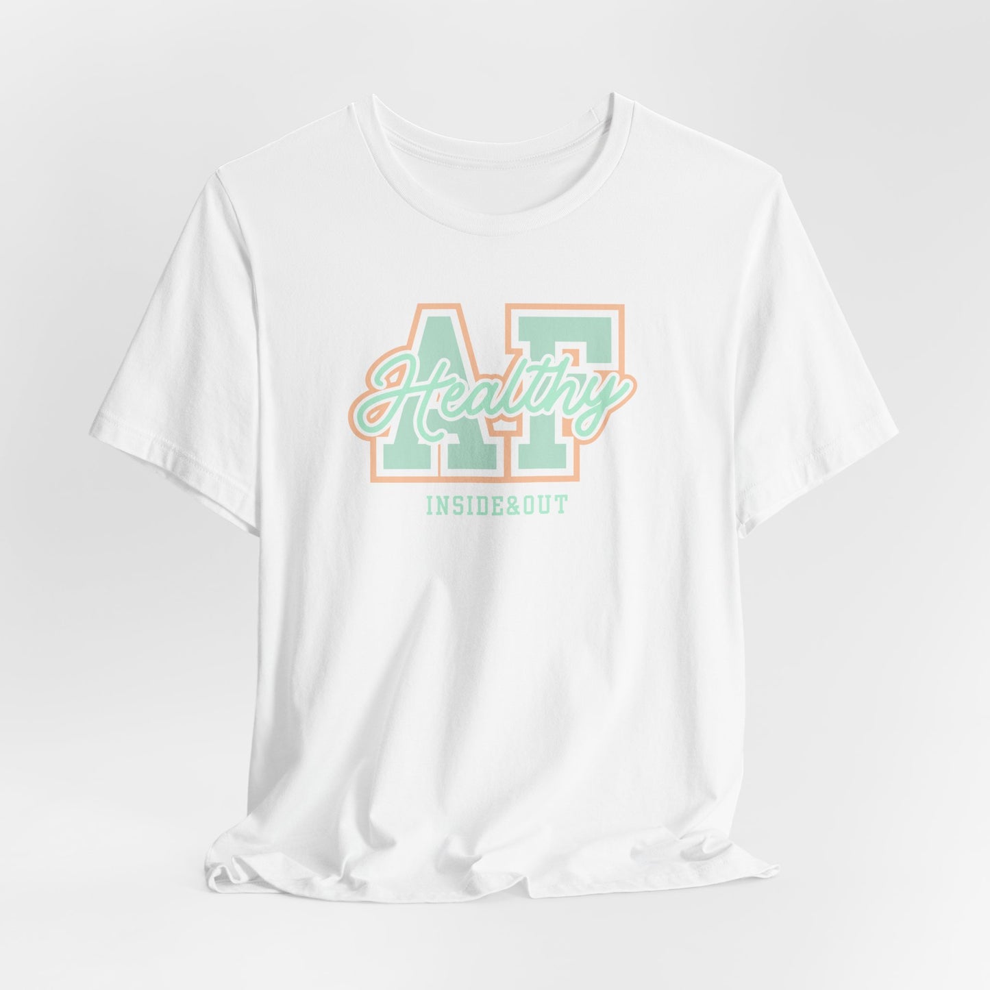 Health AF Unisex Tee - Motivational Shirt for Wellness, Self-Care Gift, Casual Wear, Fitness Enthusiast, Affirmation Apparel