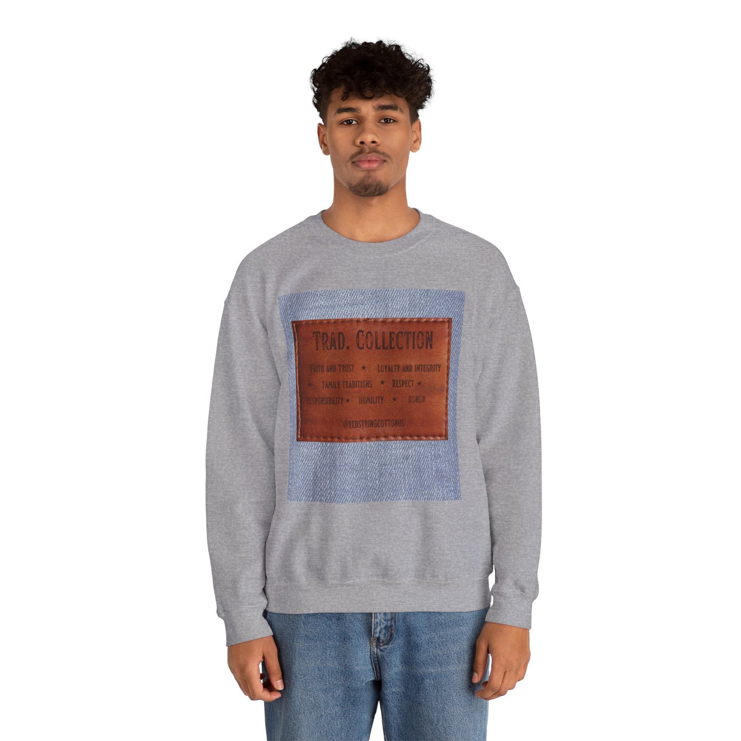 Vintage-Inspired Crewneck Sweatshirt, Casual Wear, Cozy Gift, Everyday Fashion, Warm Layer, Unique Style
