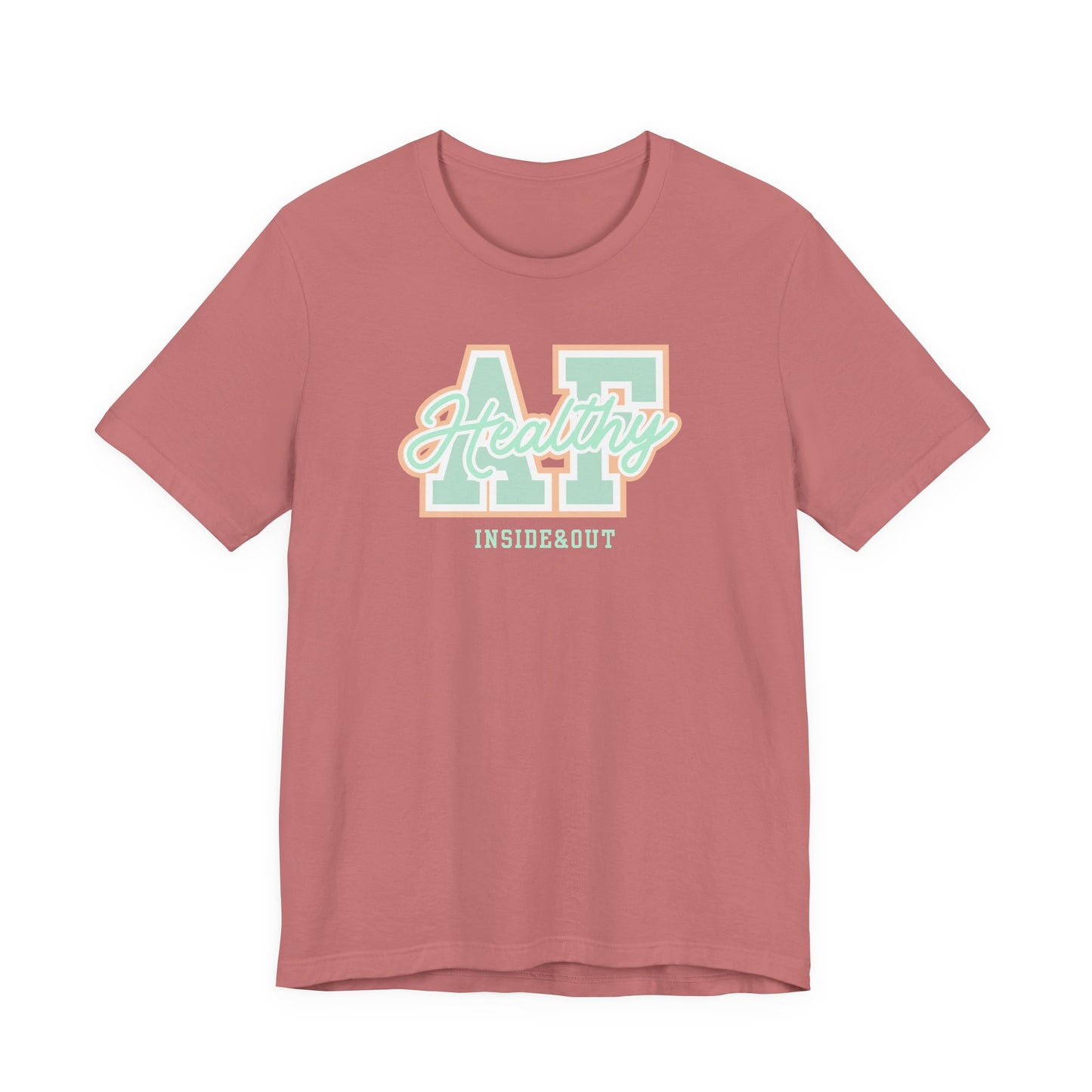 Health AF Unisex Tee - Motivational Shirt for Wellness, Self-Care Gift, Casual Wear, Fitness Enthusiast, Affirmation Apparel