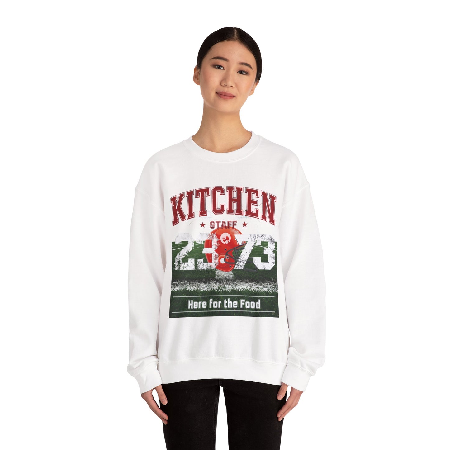 Kitchen Staff Sweatshirt, Unisex Crewneck for Food Lovers, Restaurant Apparel, Gift for Chefs, Comfortable Kitchenwear