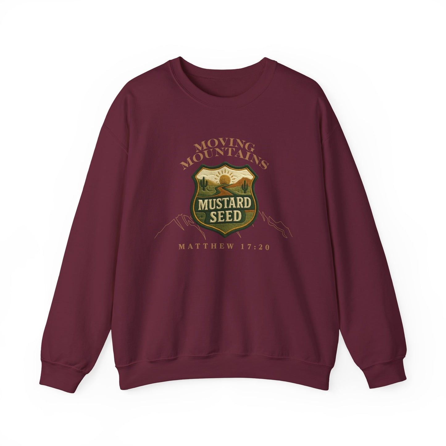 Inspirational Crewneck Sweatshirt - Faith, Bible Verse, Motivational Gift, Cozy Apparel, Unisex Sweatshirt