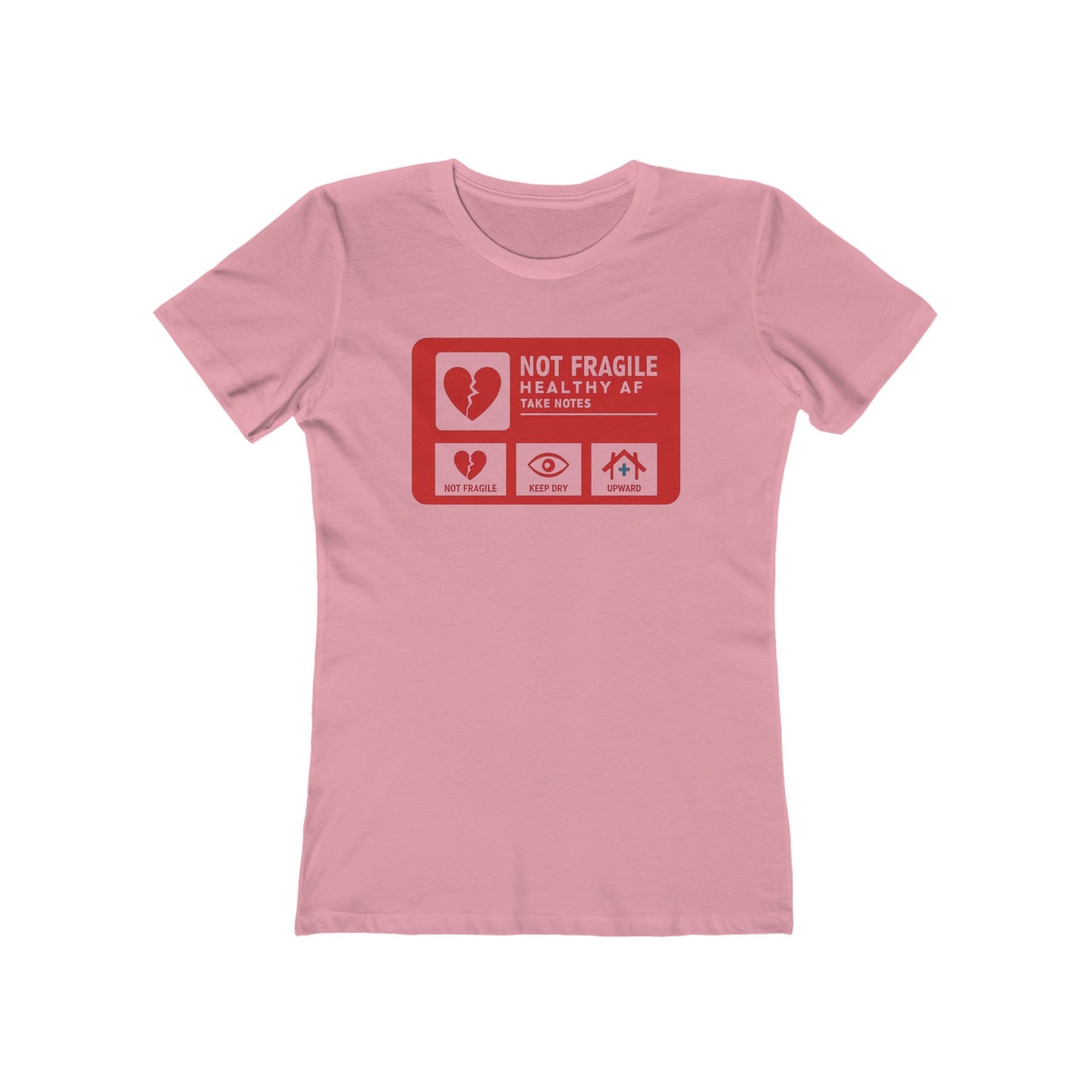 Heartfelt Boyfriend Tee, Casual Women’s T-Shirt, Perfect Gift for Girlfriends, Heart Graphic Tee, Everyday Comfort Wear