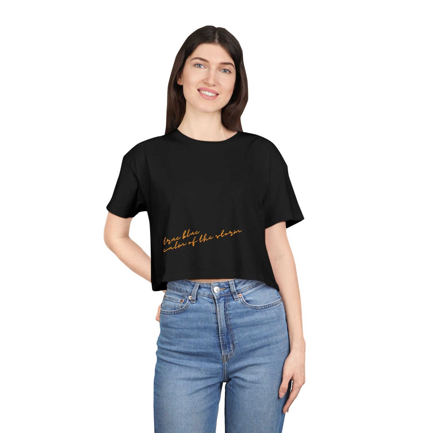Women's Inspirational Crop Tee, Trendy Summer Top, Comfortable Casual Wear, Gift for Her, Motivational Graphic Tee