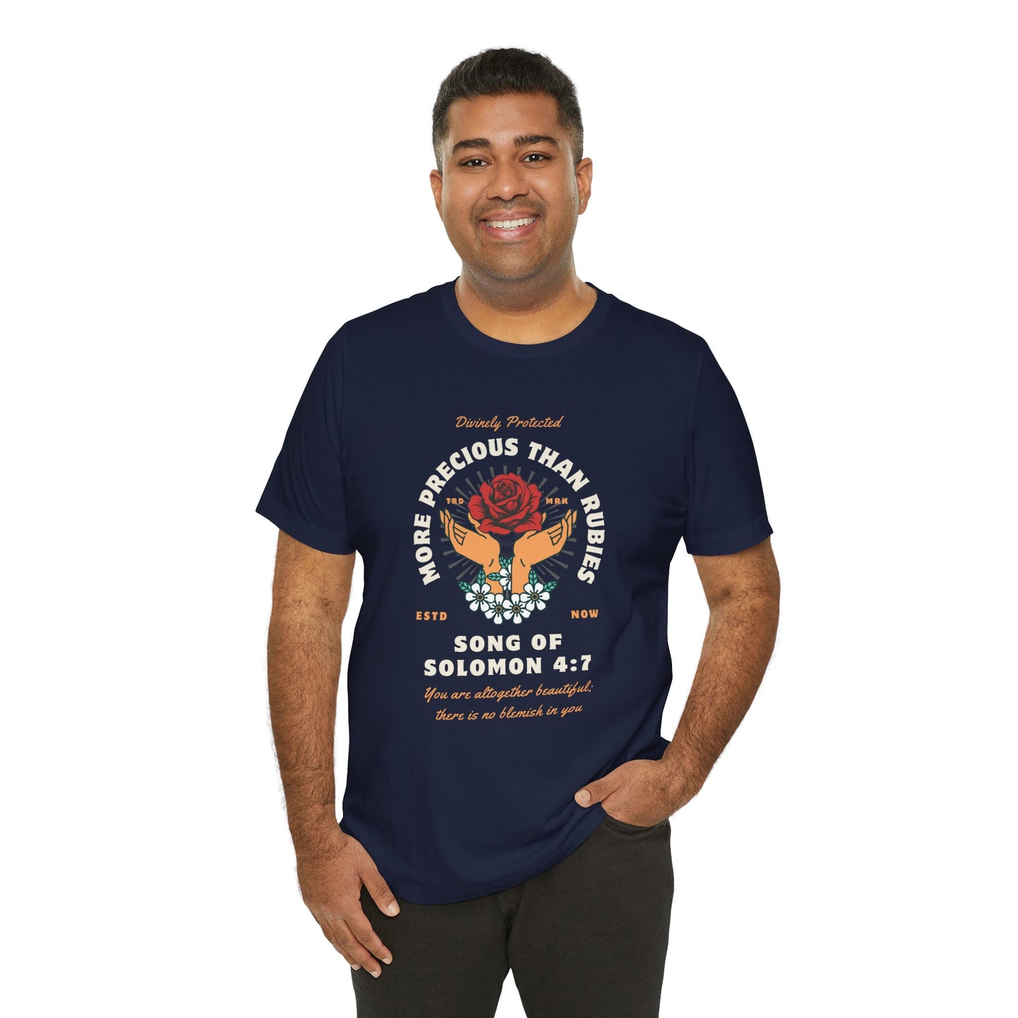 More Precious Than Rubies Unisex Tee - Inspirational Faith-Based Shirt, Christian Apparel, Gift for Her, Spiritual T-Shirt, Bible Verse Tee