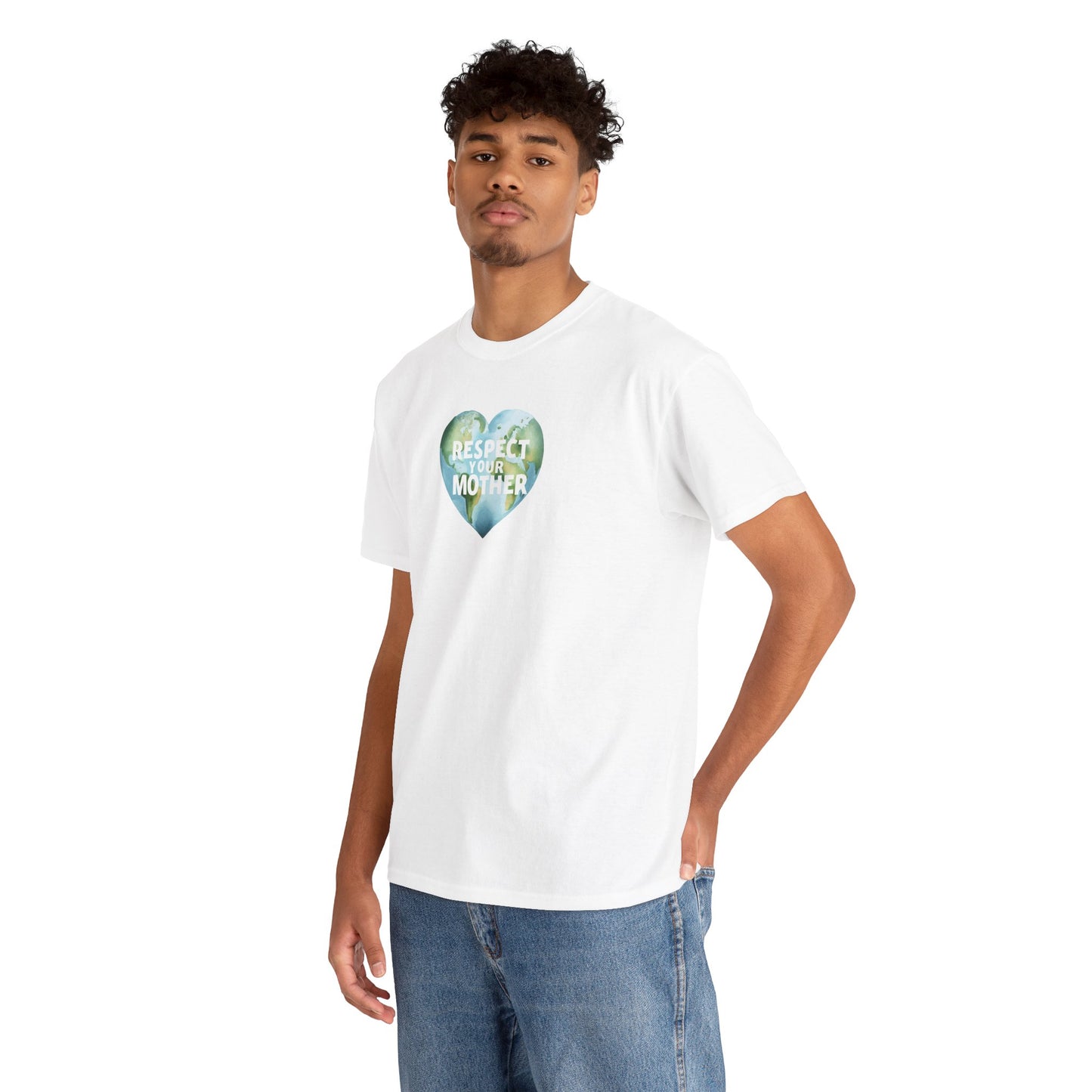 Respect Your Mother Tee - Unisex Cotton T-Shirt, Eco-Conscious Apparel, Nature Lover Gift, Earth Day, Casual Wear, Green Clothing