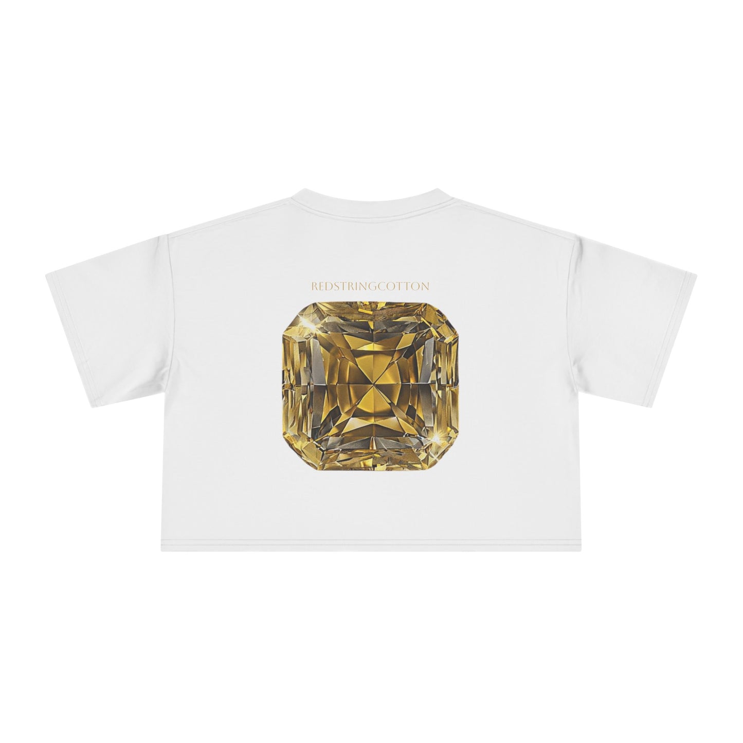 Heart of Gold Crop Tee, Casual Summer Style, Gift for Her, Trendy Fashion, Graphic Tee, Statement Shirt