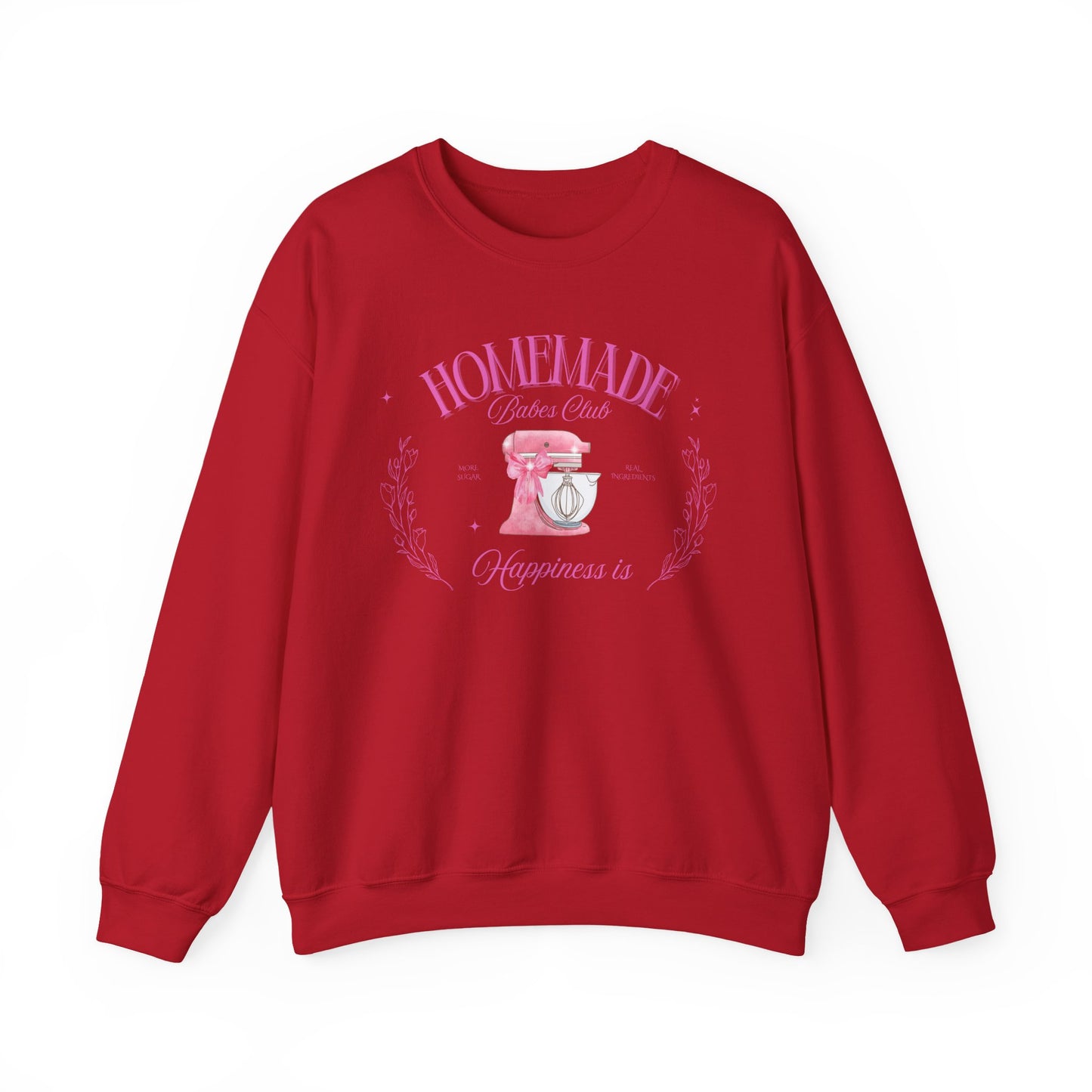 Homemade Happiness Crewneck Sweatshirt, Gifts for Her, Cooking Apparel