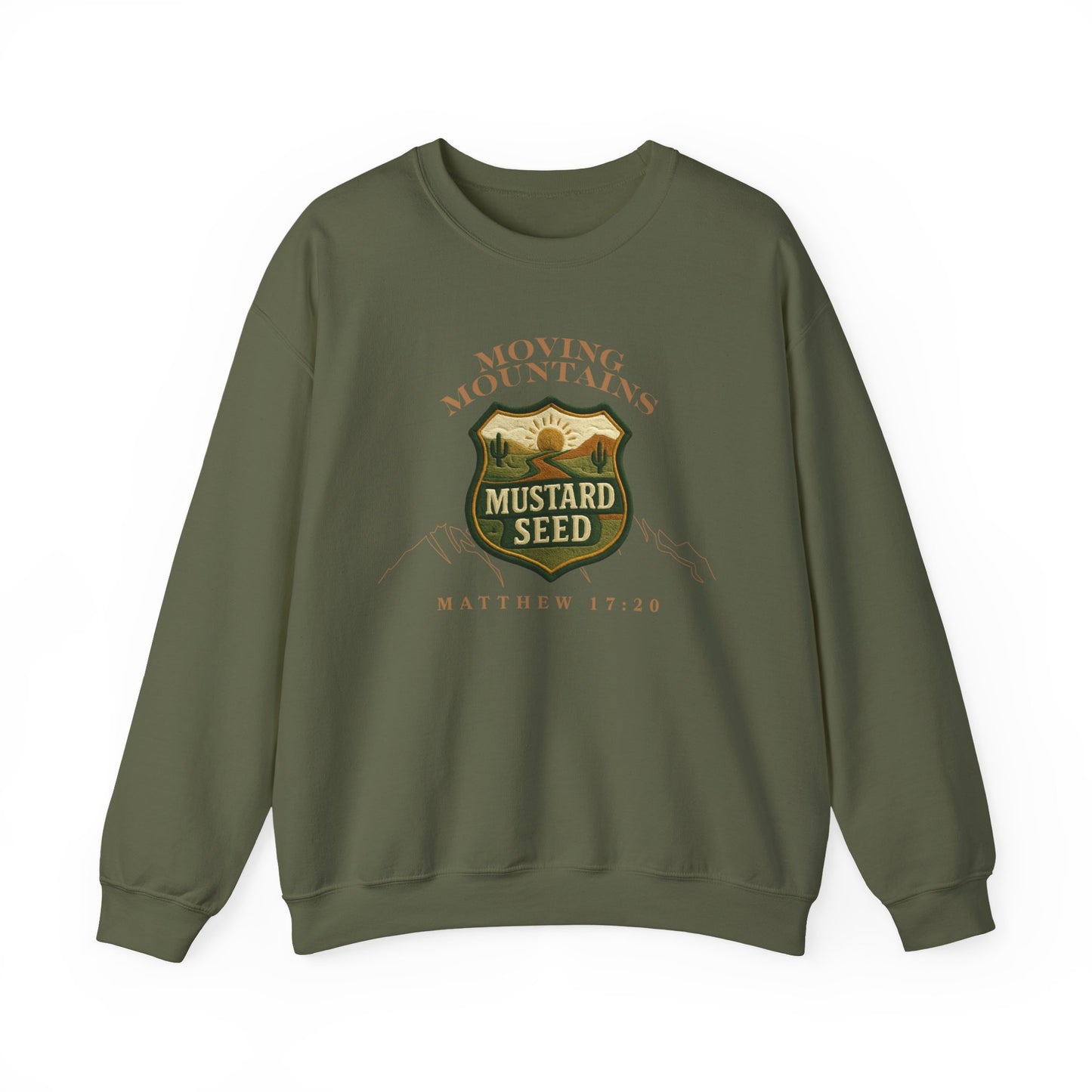 Inspirational Crewneck Sweatshirt - Faith, Bible Verse, Motivational Gift, Cozy Apparel, Unisex Sweatshirt