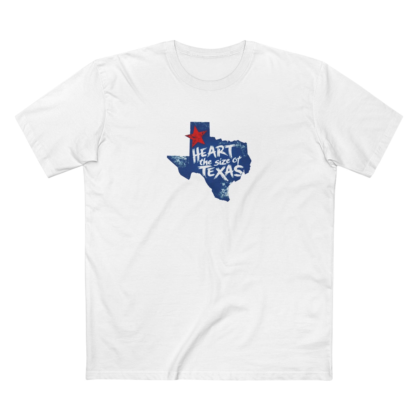 Heart of Texas Adult Tee, Texas Pride Shirt, Casual Wear, Gift for Texan, State Heritage Tee, Americana Style