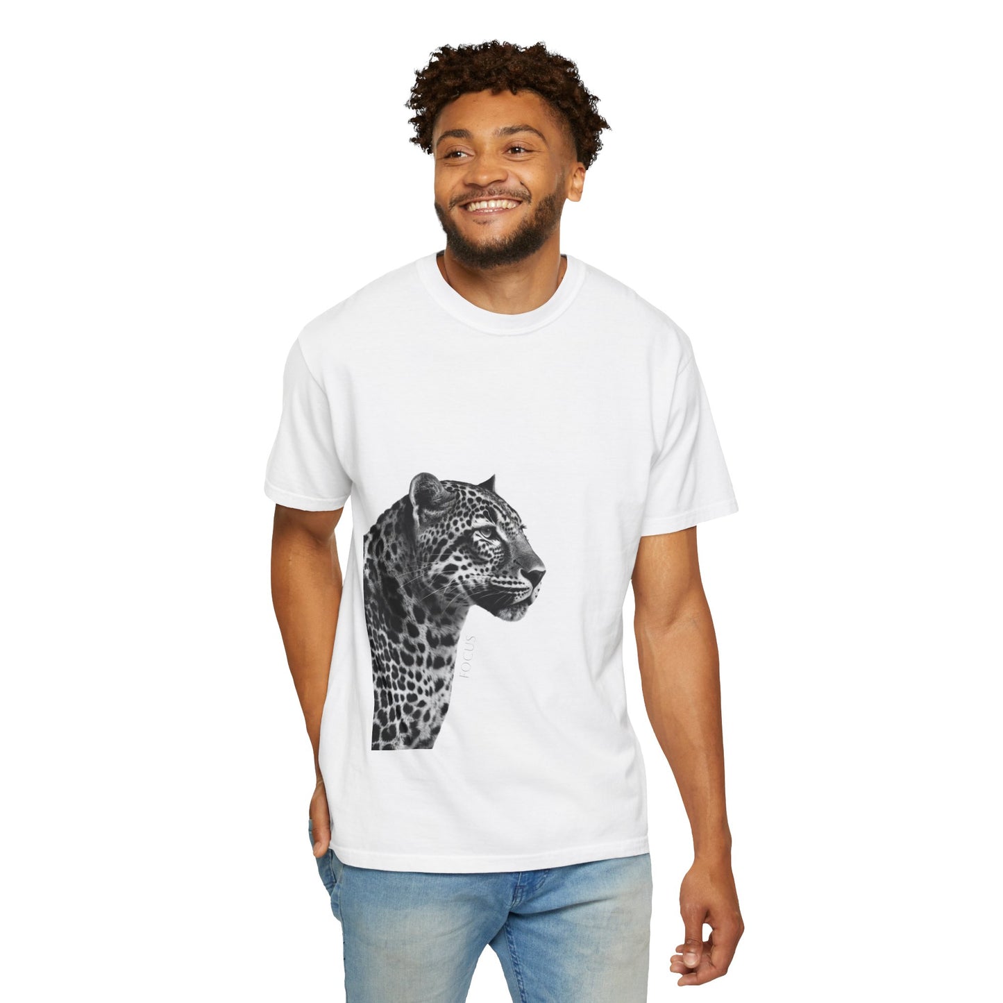 Leopard Print Unisex T-Shirt, Trendy Graphic Tee, Casual Wear, Animal Lover Gift, Eco-Friendly Fashion, Nature-Inspired Apparel