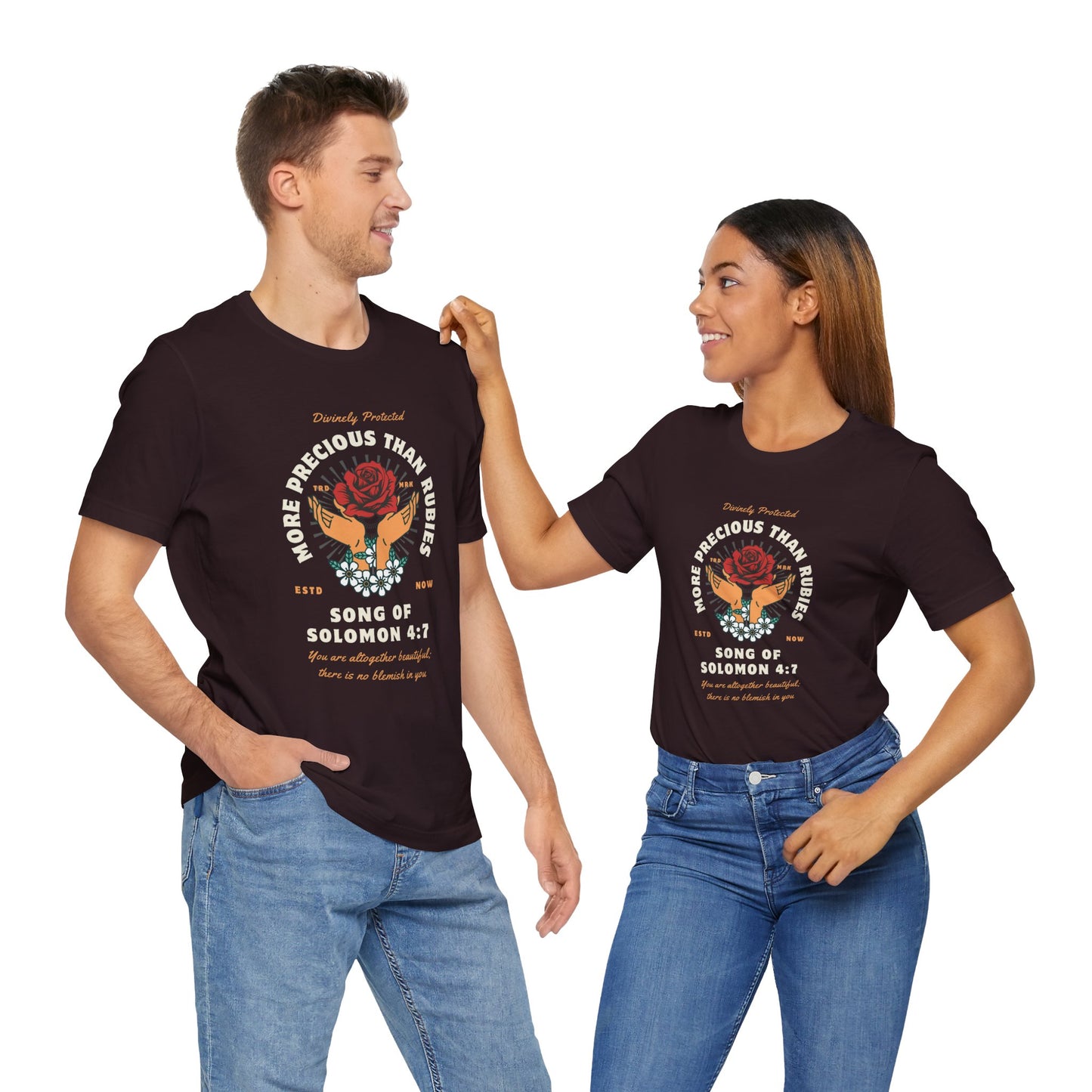 More Precious Than Rubies Unisex Tee - Inspirational Faith-Based Shirt, Christian Apparel, Gift for Her, Spiritual T-Shirt, Bible Verse Tee