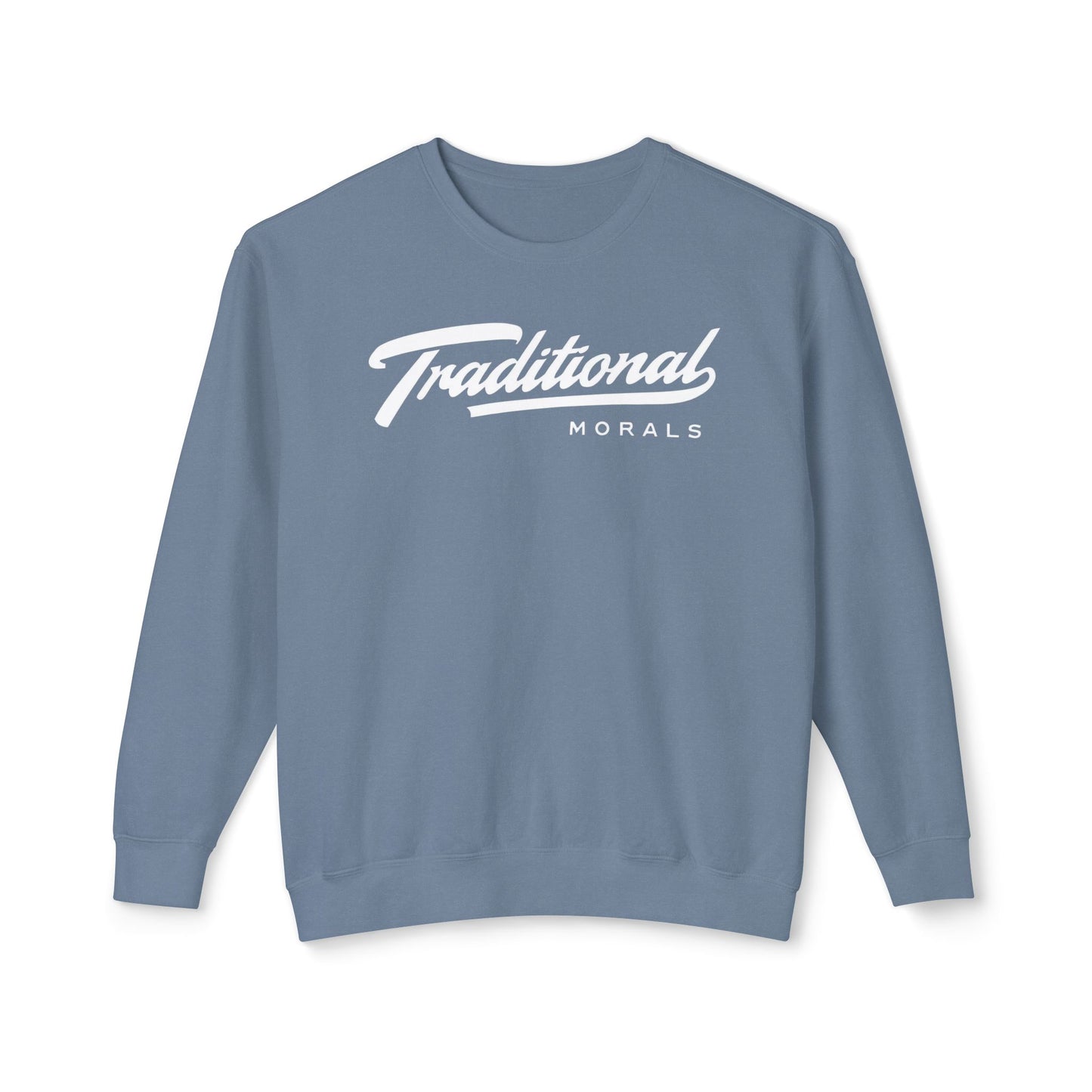 Unisex Crewneck Sweatshirt: Traditional Morals, Casual Wear, Gift for Him/Her, Cozy Layering, Everyday Style