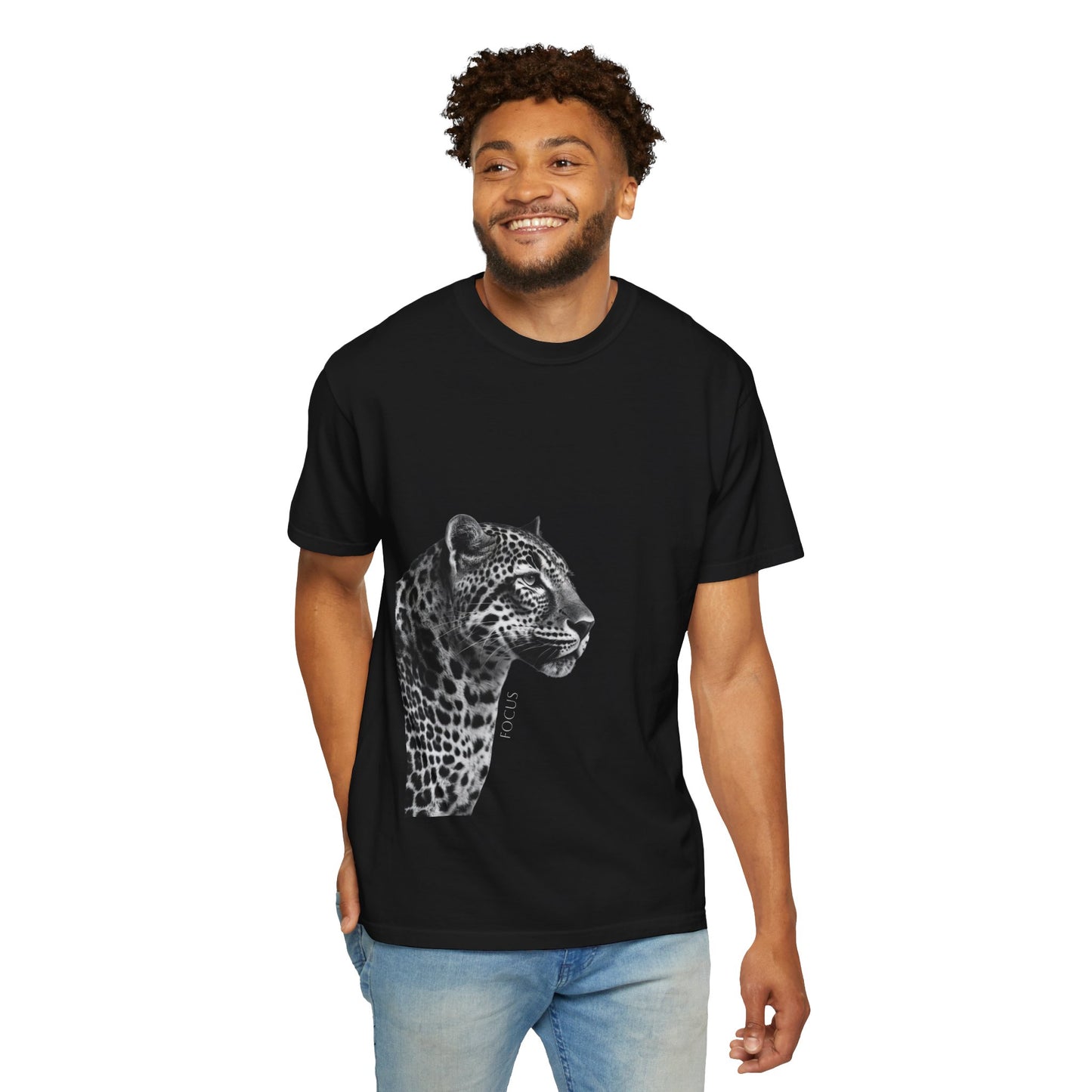 Leopard Print Unisex T-Shirt, Trendy Graphic Tee, Casual Wear, Animal Lover Gift, Eco-Friendly Fashion, Nature-Inspired Apparel