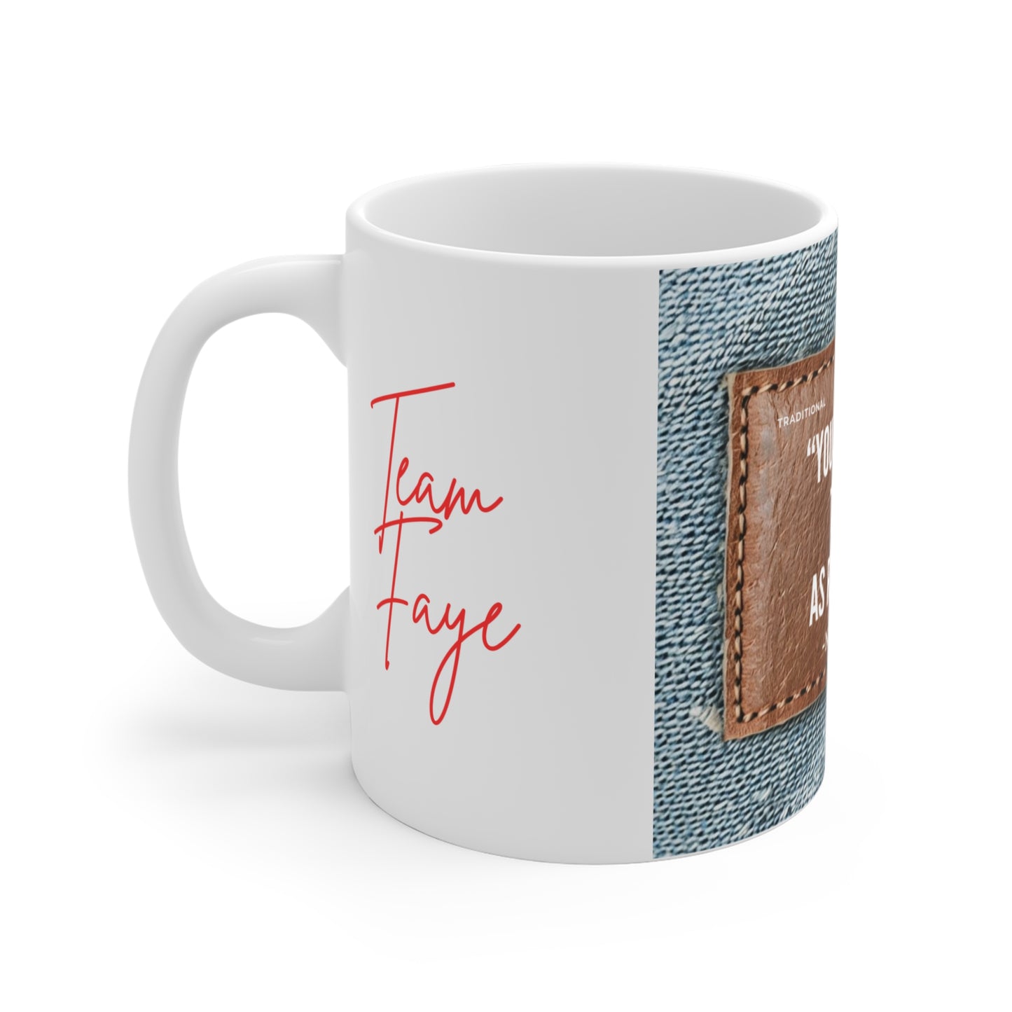 Tough Love Mug: Motivational Coffee Cup, Perfect for Team Faye Fans, Gift for Friends, Encouragement Mugs, Inspirational Home Decor