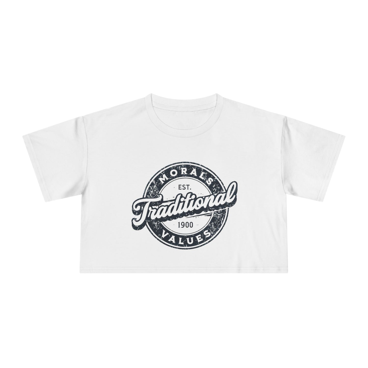 Vintage Women's Crop Tee - Perfect for Casual Chic, Fall Gatherings, Heritage Celebrations, Stylish Self-Expression and Everyday Wear
