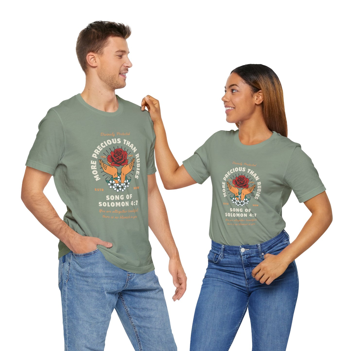 More Precious Than Rubies Unisex Tee - Inspirational Faith-Based Shirt, Christian Apparel, Gift for Her, Spiritual T-Shirt, Bible Verse Tee