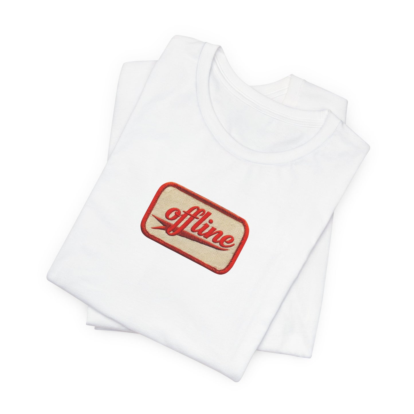 Casual Graphic Tee - 'Offline' Unisex Jersey T-Shirt, Relaxed Style, Perfect Gift, Everyday Wear, Trendy Fashion Statement