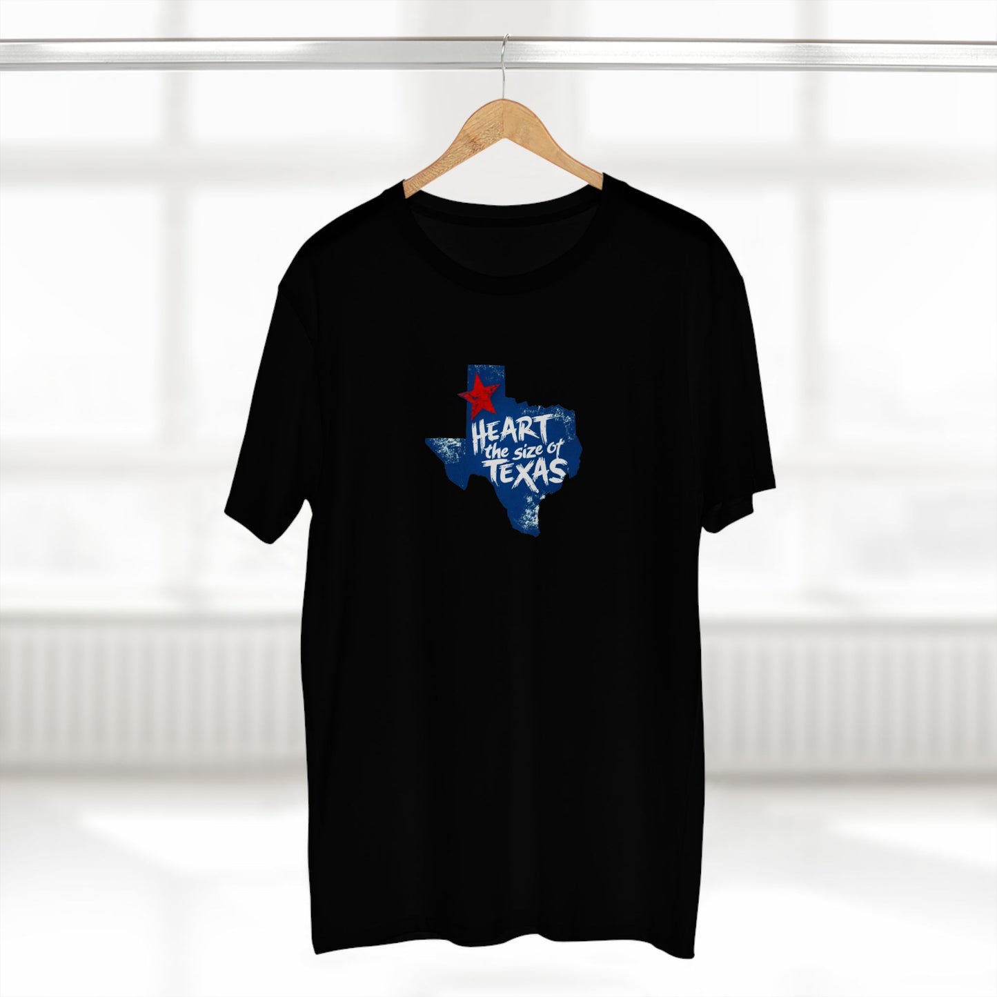 Heart of Texas Adult Tee, Texas Pride Shirt, Casual Wear, Gift for Texan, State Heritage Tee, Americana Style