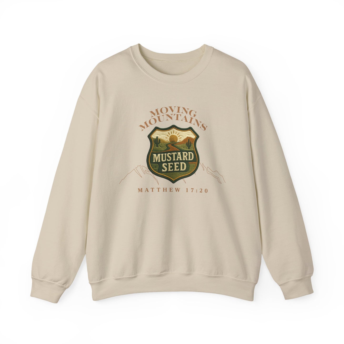 Inspirational Crewneck Sweatshirt - Faith, Bible Verse, Motivational Gift, Cozy Apparel, Unisex Sweatshirt