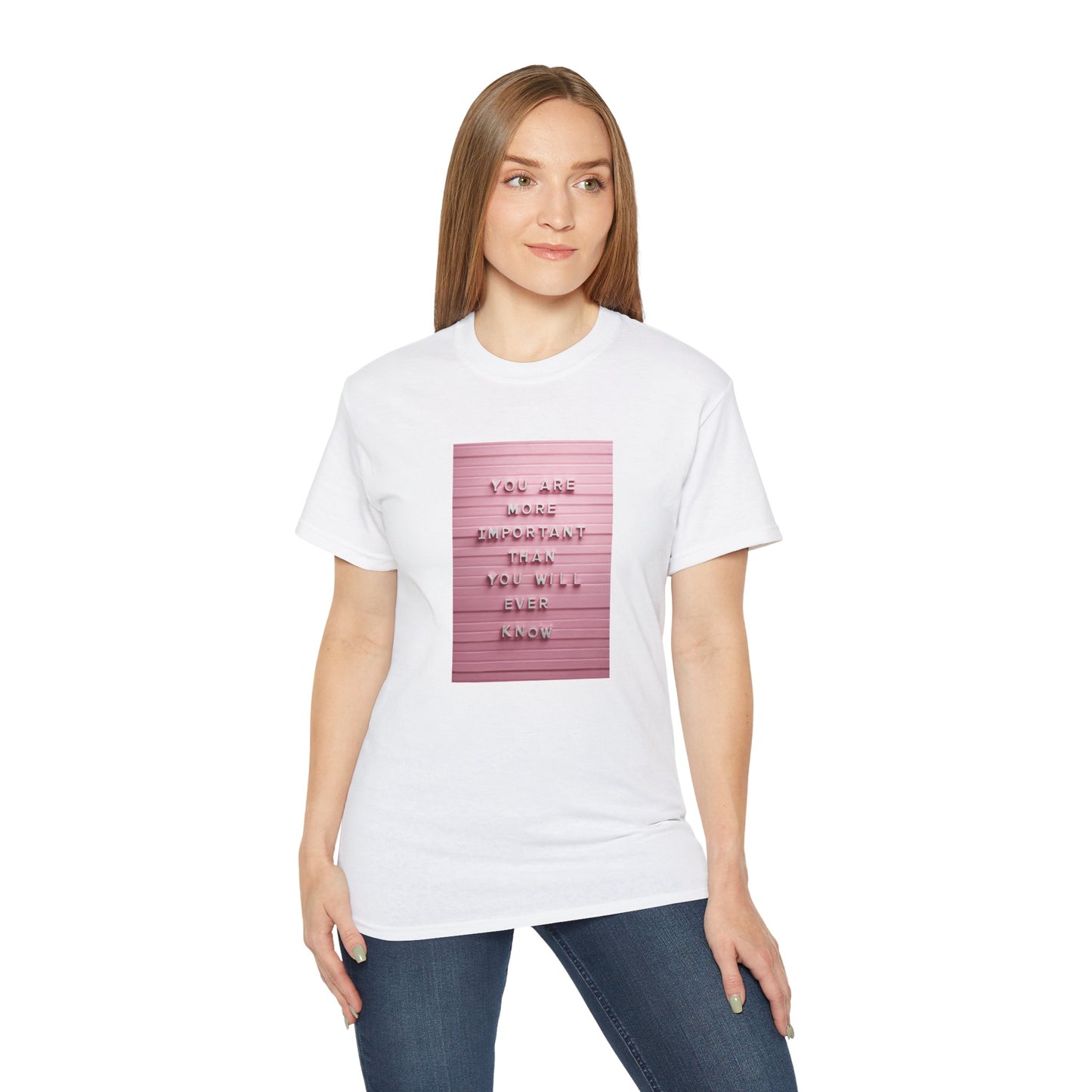 Inspirational Quote Unisex Tee, Positive Affirmation Shirt, Gift for Friend, Motivational T-Shirt, Self-Care Apparel