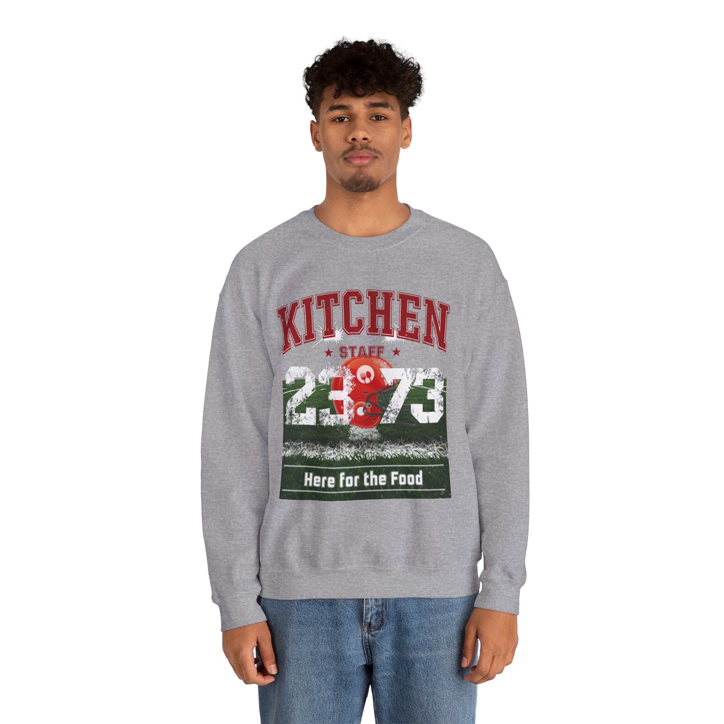 Kitchen Staff Sweatshirt, Unisex Crewneck for Food Lovers, Restaurant Apparel, Gift for Chefs, Comfortable Kitchenwear