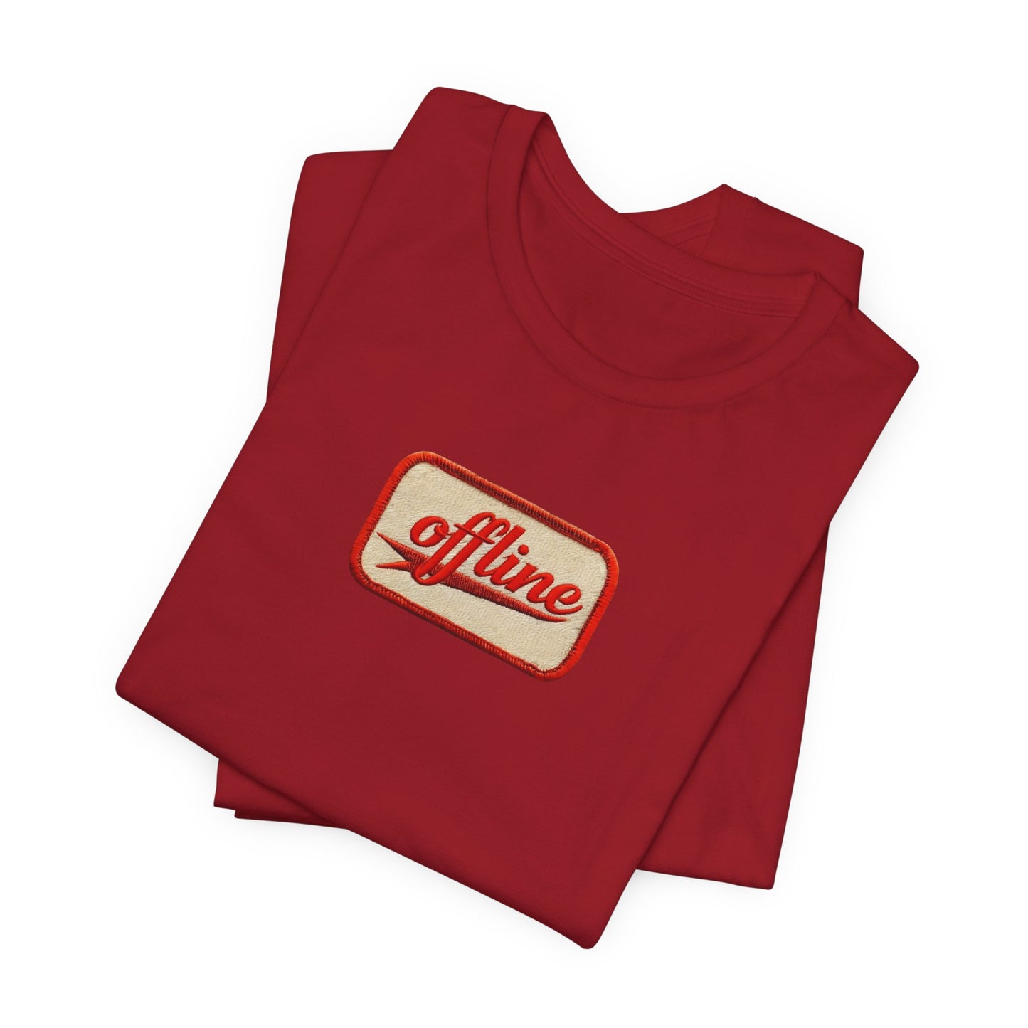 Casual Graphic Tee - 'Offline' Unisex Jersey T-Shirt, Relaxed Style, Perfect Gift, Everyday Wear, Trendy Fashion Statement