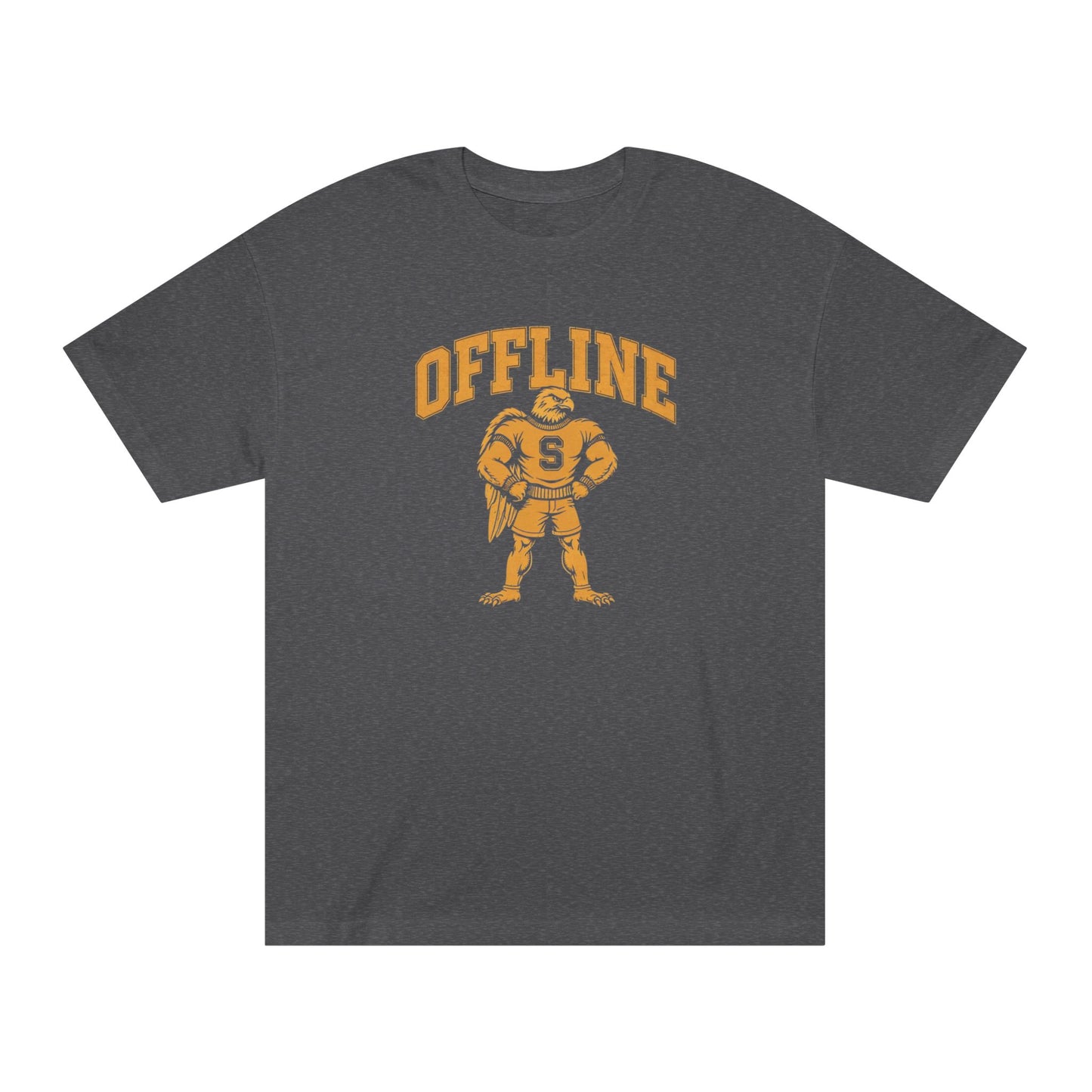 Unisex Classic Tee with 'Offline' Graphic | Comfortable Casual Shirt for Relaxed Days, Perfect for Gifting, Weekends, and Leisure