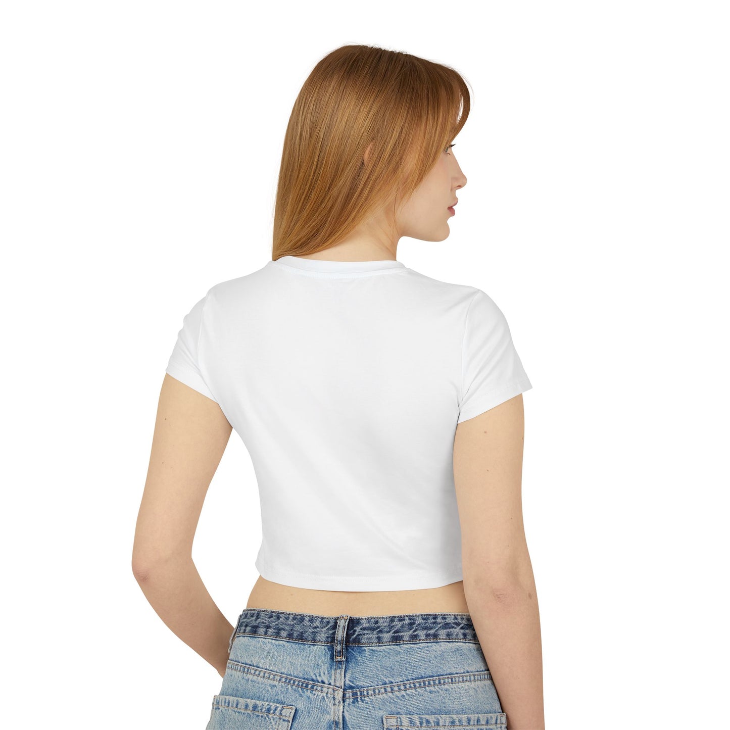 Traditional Values Women's Baby Tee - Cute Crop Top, Casual Wear, Gift for Her, Vintage Style, Everyday Essentials