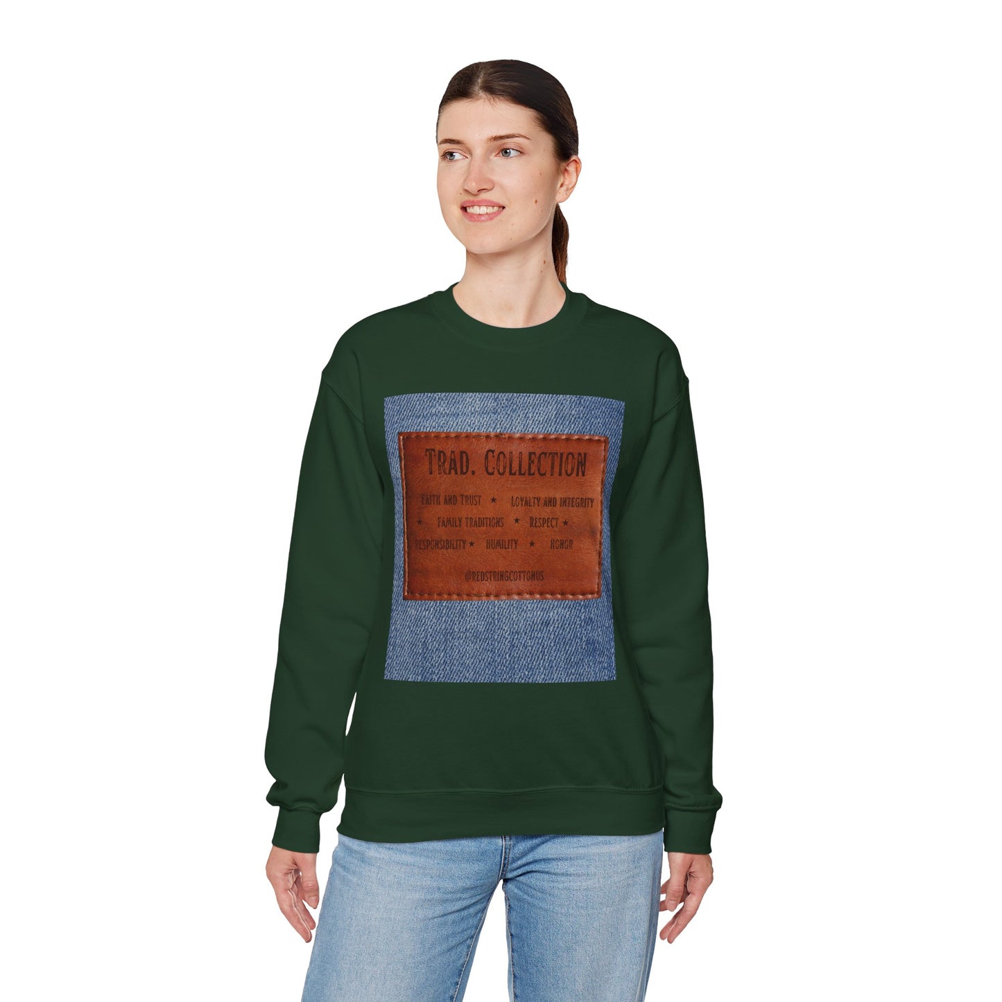 Vintage-Inspired Crewneck Sweatshirt, Casual Wear, Cozy Gift, Everyday Fashion, Warm Layer, Unique Style