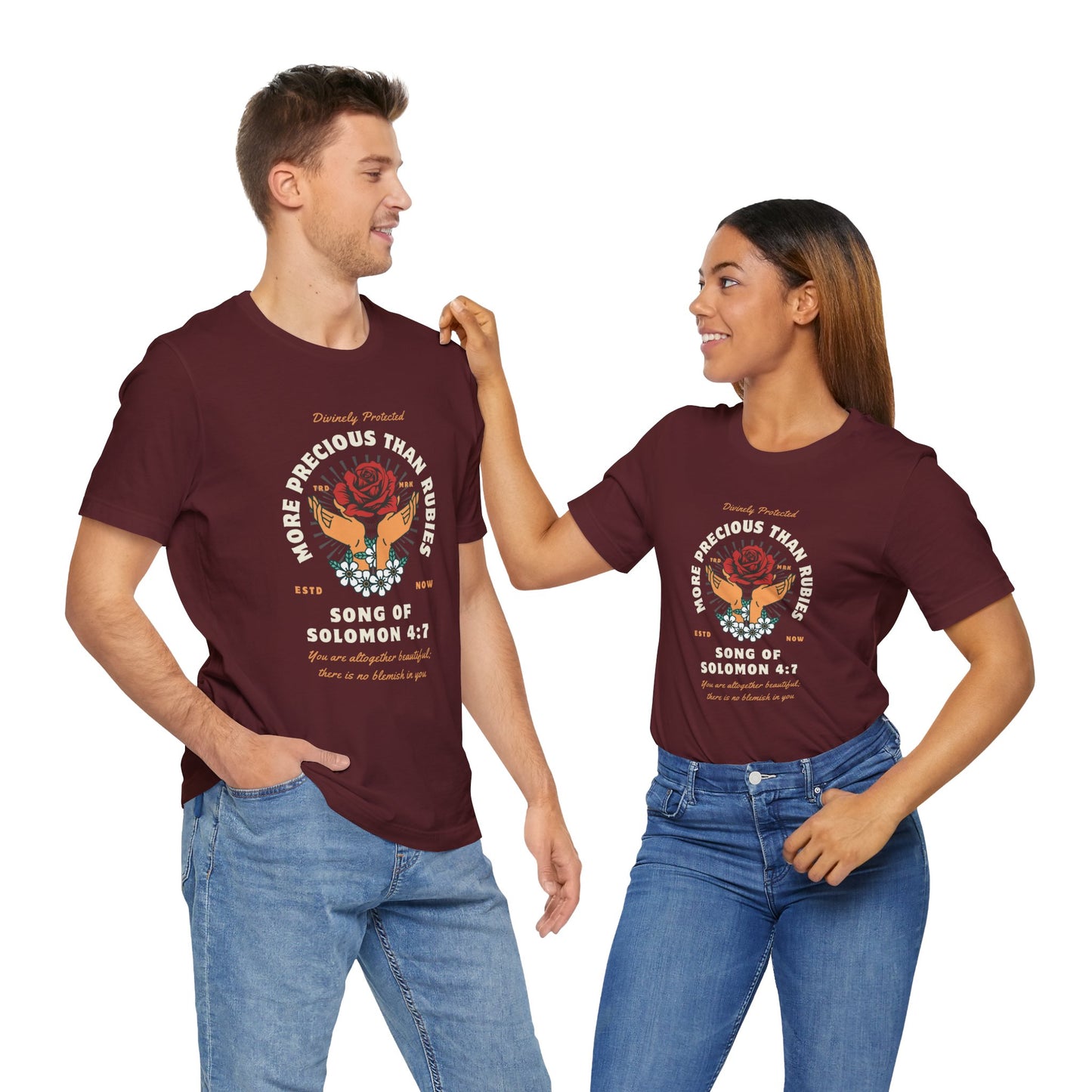 More Precious Than Rubies Unisex Tee - Inspirational Faith-Based Shirt, Christian Apparel, Gift for Her, Spiritual T-Shirt, Bible Verse Tee