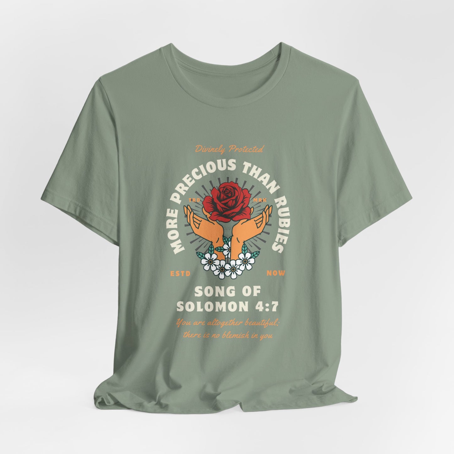 More Precious Than Rubies Unisex Tee - Inspirational Faith-Based Shirt, Christian Apparel, Gift for Her, Spiritual T-Shirt, Bible Verse Tee
