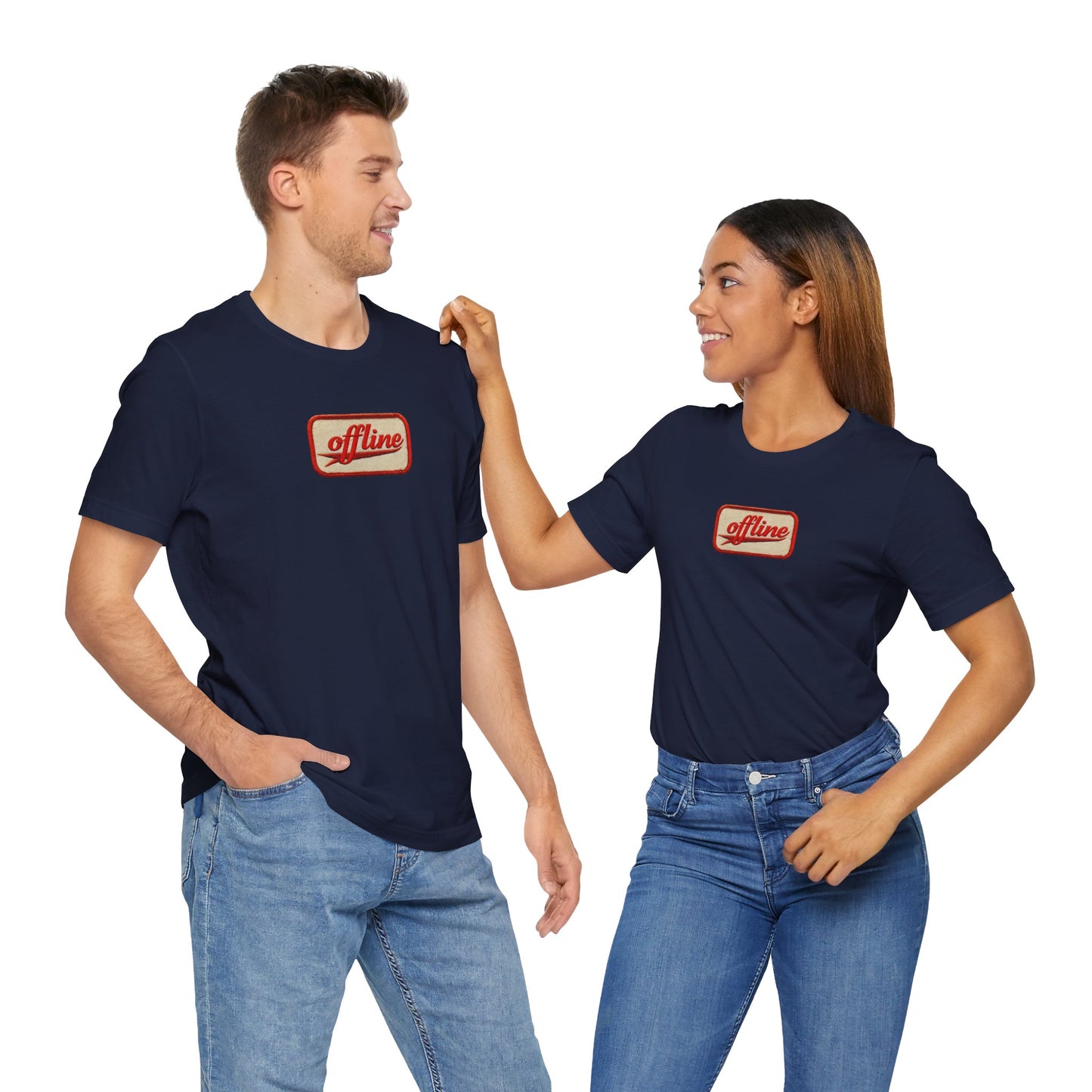 Casual Graphic Tee - 'Offline' Unisex Jersey T-Shirt, Relaxed Style, Perfect Gift, Everyday Wear, Trendy Fashion Statement