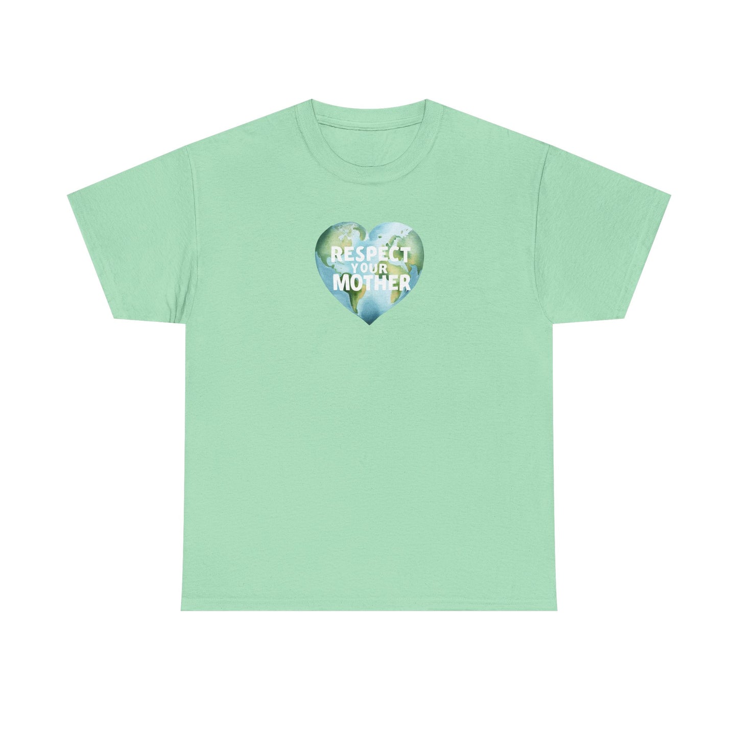 Respect Your Mother Tee - Unisex Cotton T-Shirt, Eco-Conscious Apparel, Nature Lover Gift, Earth Day, Casual Wear, Green Clothing
